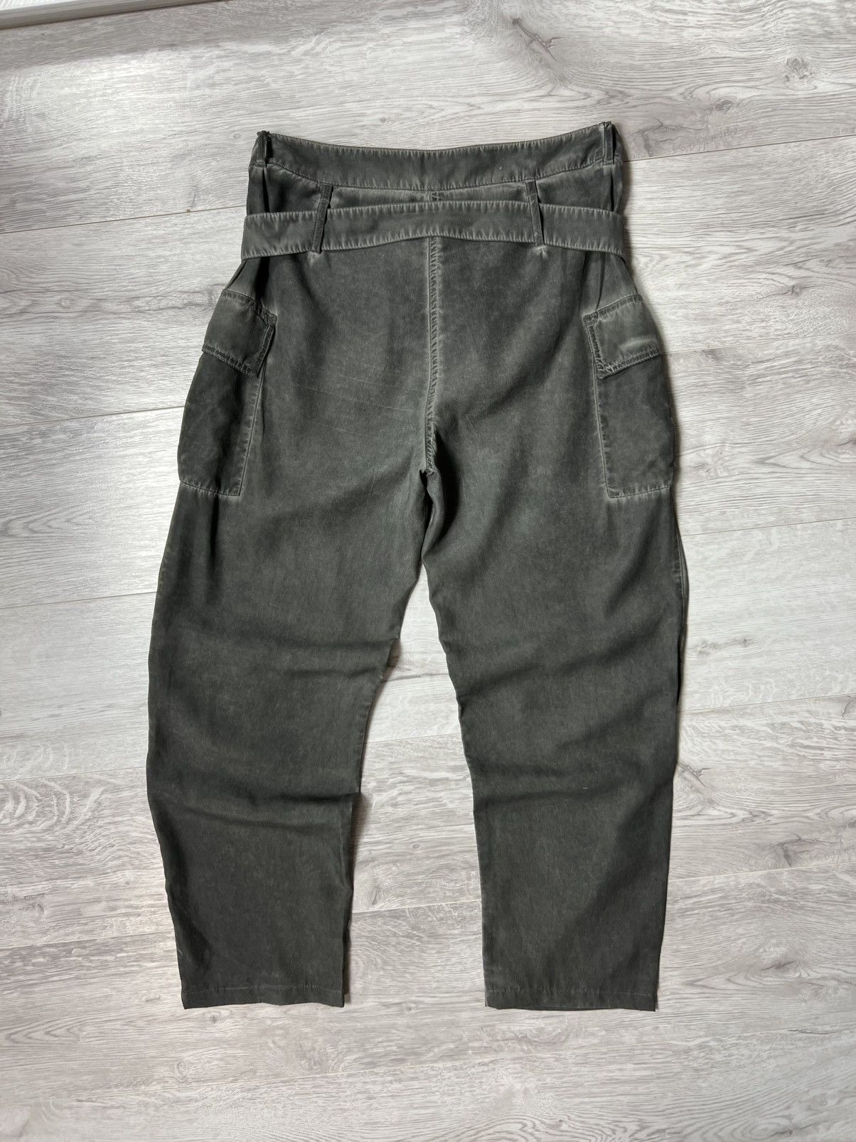 Cop Copine Cop. Copine High Waisted Lyocell Belted Cargo Pants Size 38 Size 27" / US 4 / IT 40 - 8 Thumbnail