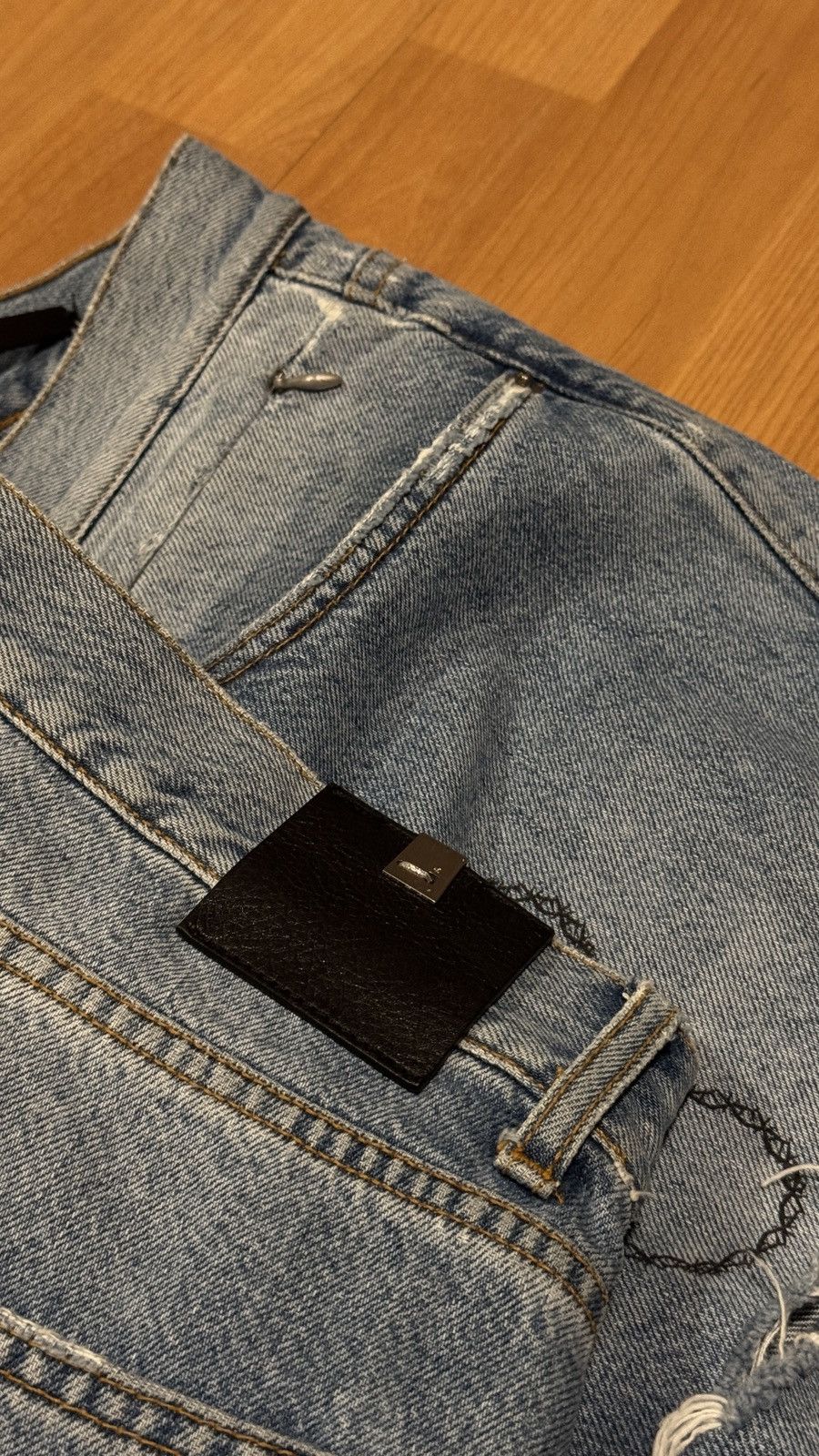 1017 ALYX 9SM Alyx Thorn Slash Denim Size US 34 / EU 50 - 6 Thumbnail