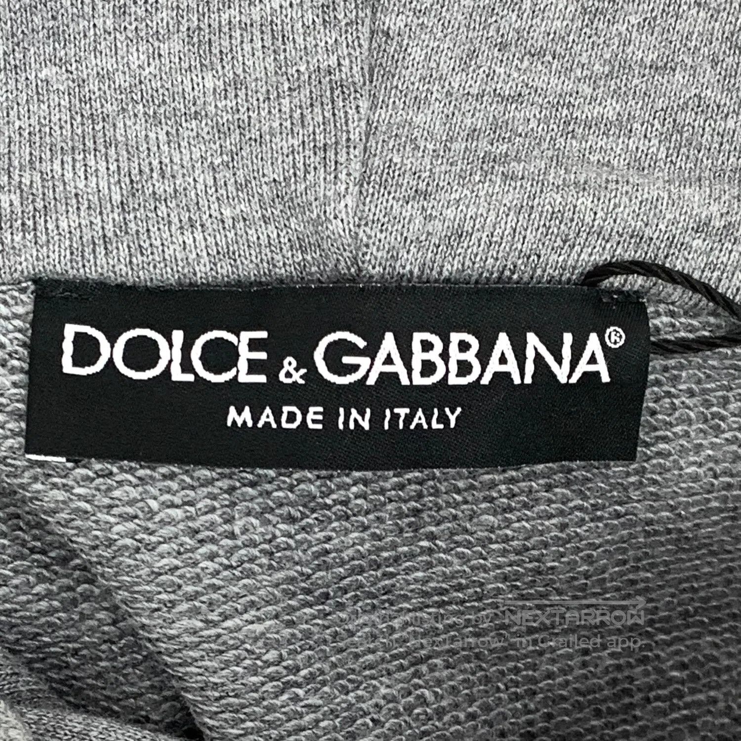 Dolce & Gabbana Dolce Gabbana Gray Crown Embroidered Cotton Hooded Drawstr Size US S / EU 44-46 / 1 - 6 Thumbnail