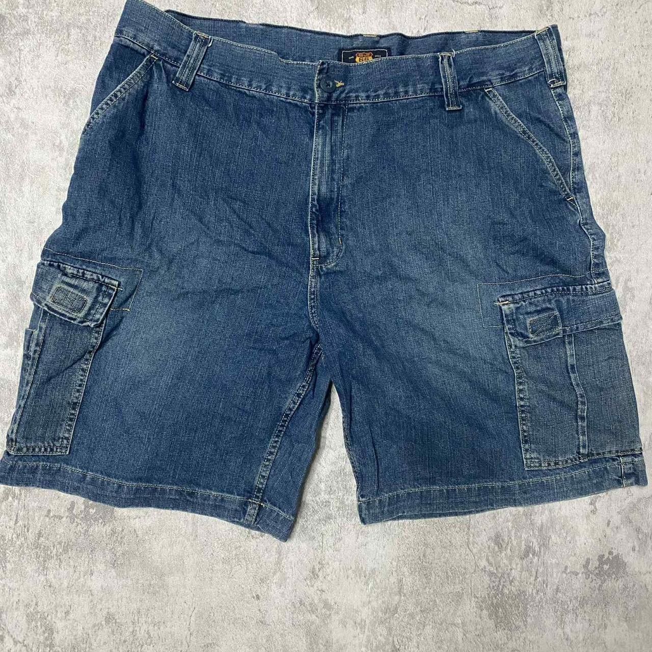 Other Blue Wrangler denim cargo shorts #denimshorts Size 34" / US 12 / IT 48 - 1 Thumbnail