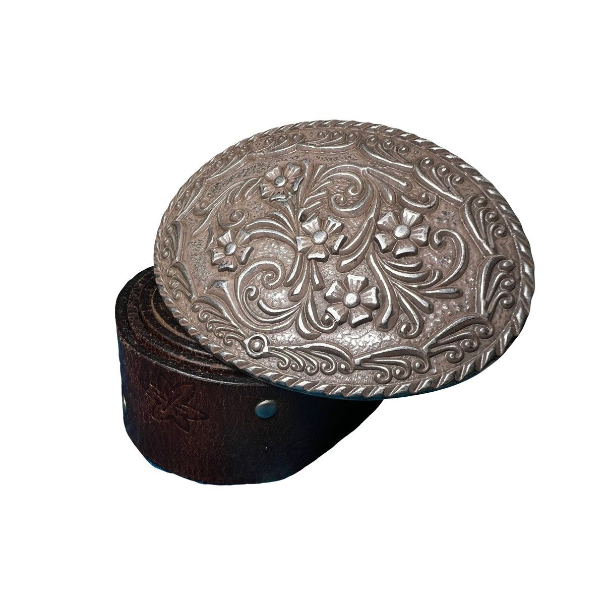 Leather Vintage rodeo Leather Belt Saddler Cowboy Size 30 - 2 Thumbnail