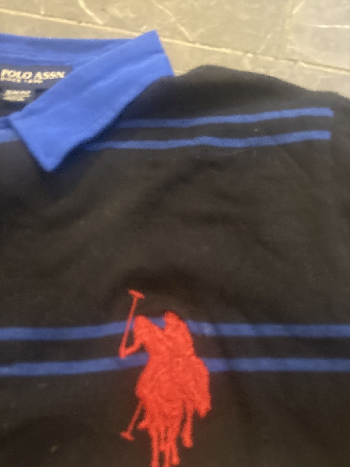 U.S. Polo Assn. Rare Blue Stripes Big Pony Ralph Lauren Polo Size US XL / EU 56 / 4 - 3 Thumbnail