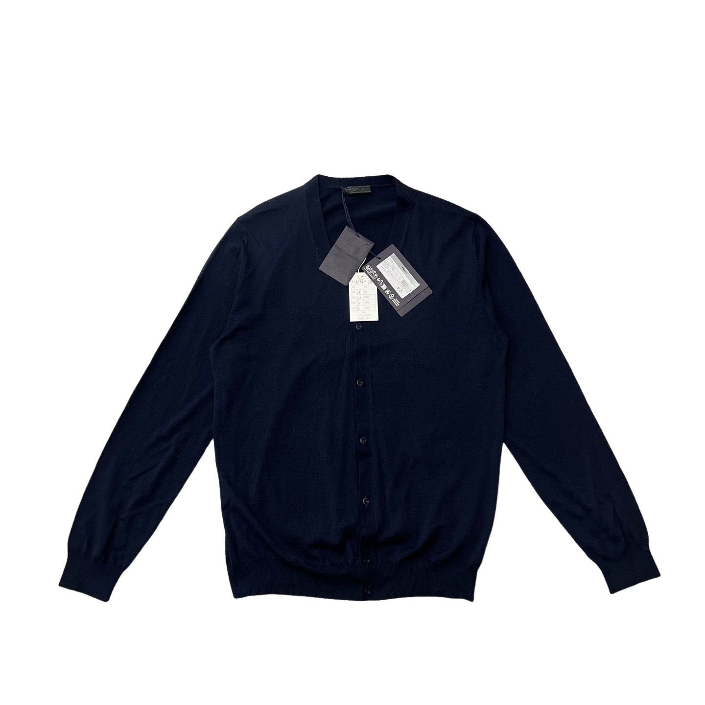 Prada Prada V-Neck Button Cardigan Size 54 Size US L / EU 52-54 / 3 - 1 Thumbnail
