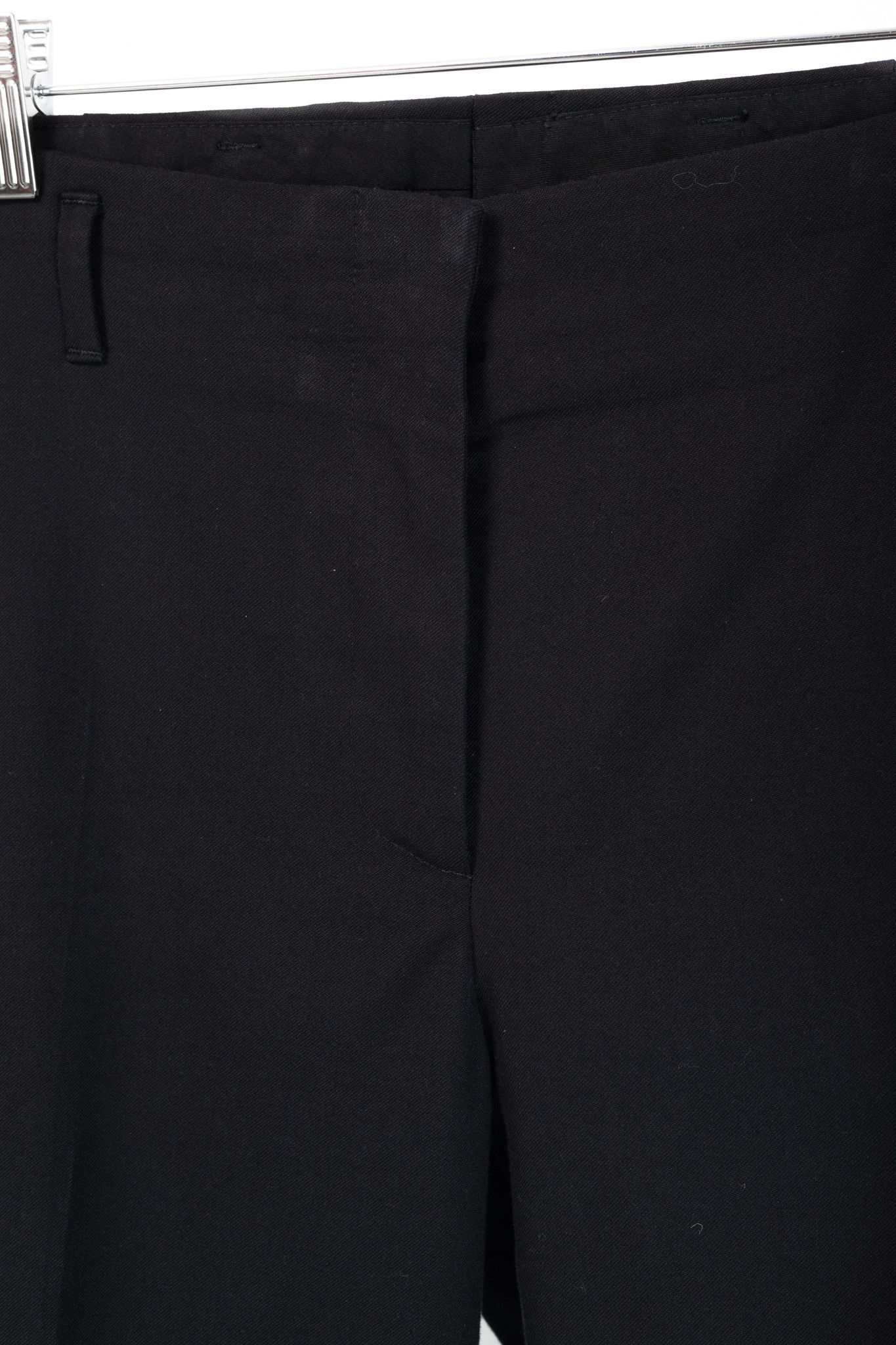 Dries Van Noten Dries Van Noten Black Cotton & Wool Tapered Trousers Size 36" / US 14 / IT 50 - 5 Thumbnail