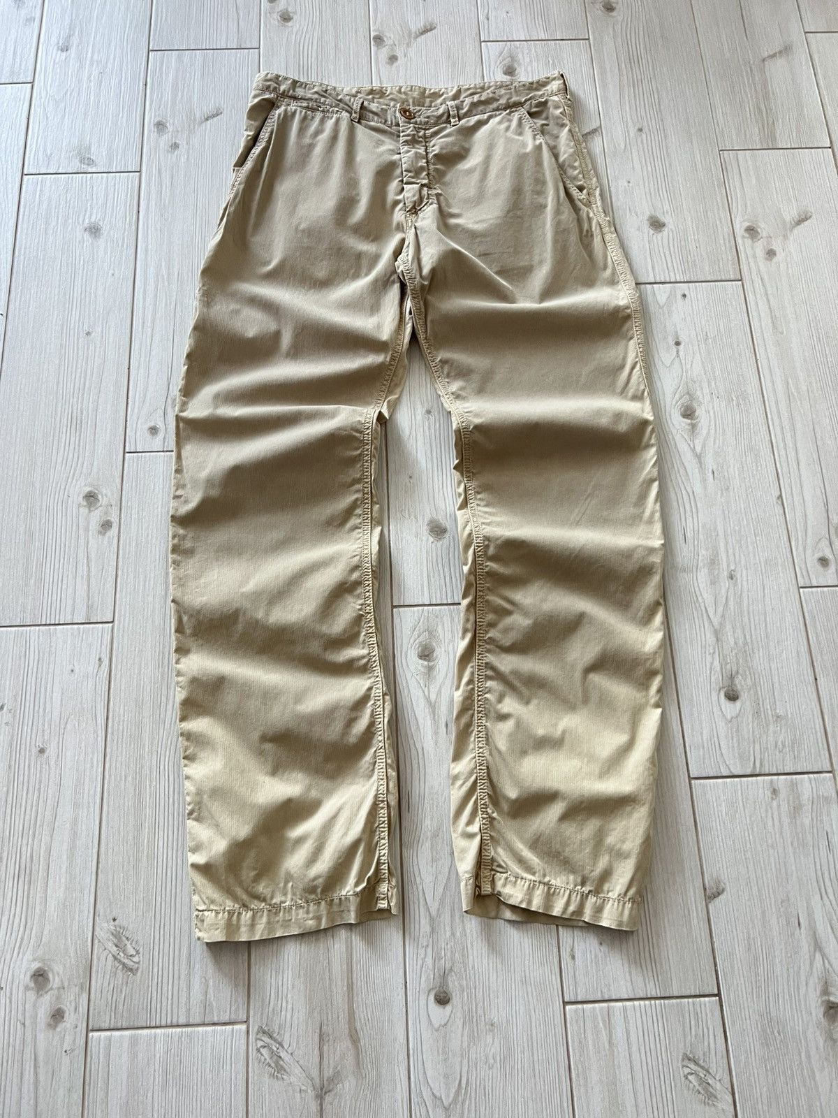 Prada Vintage Prada Pants Cream Beige Street Size US 34 / EU 50 - 2 Thumbnail