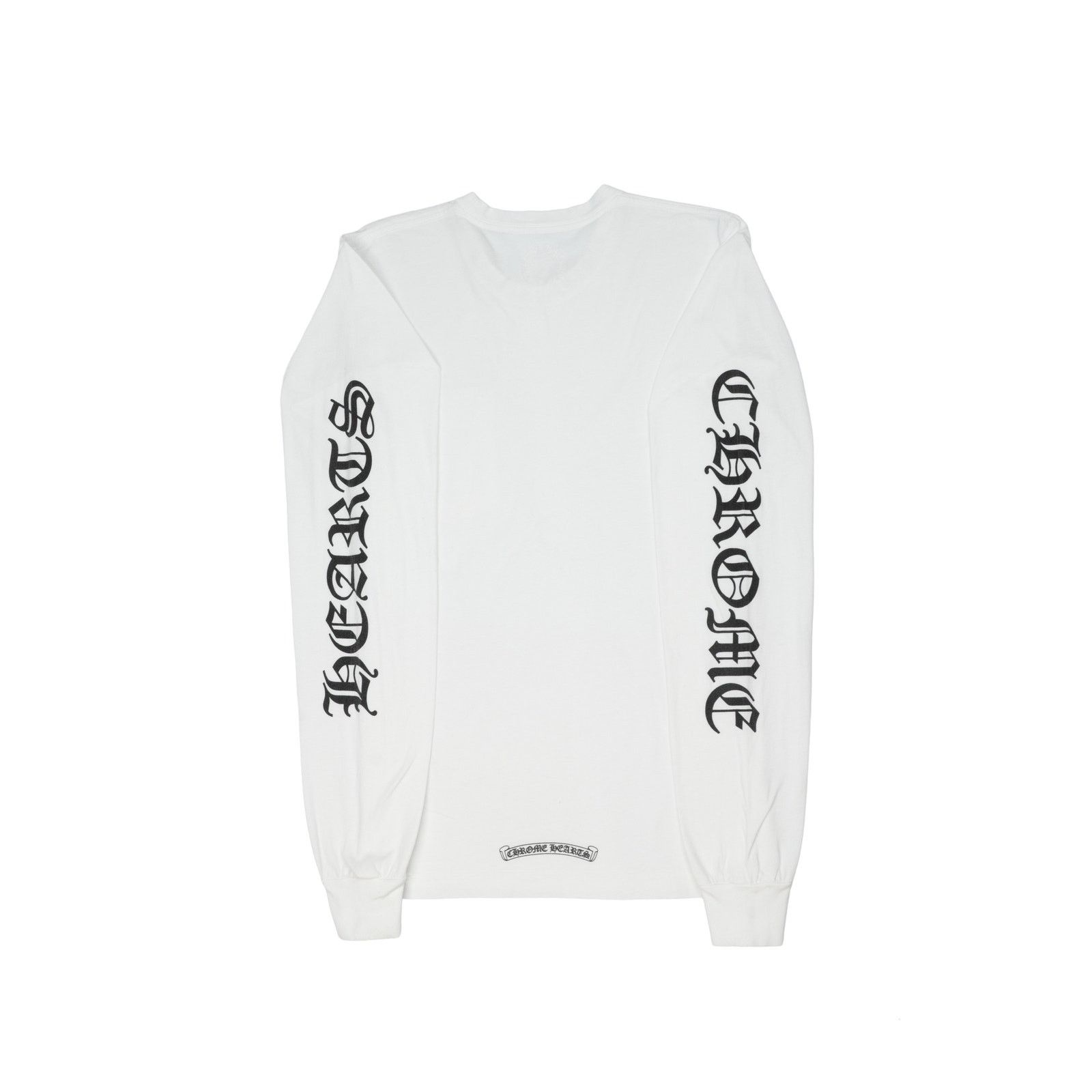 Chrome Hearts Neck Logo Long Sleeve 'White' Size US XL / EU 56 / 4 - 2 Thumbnail