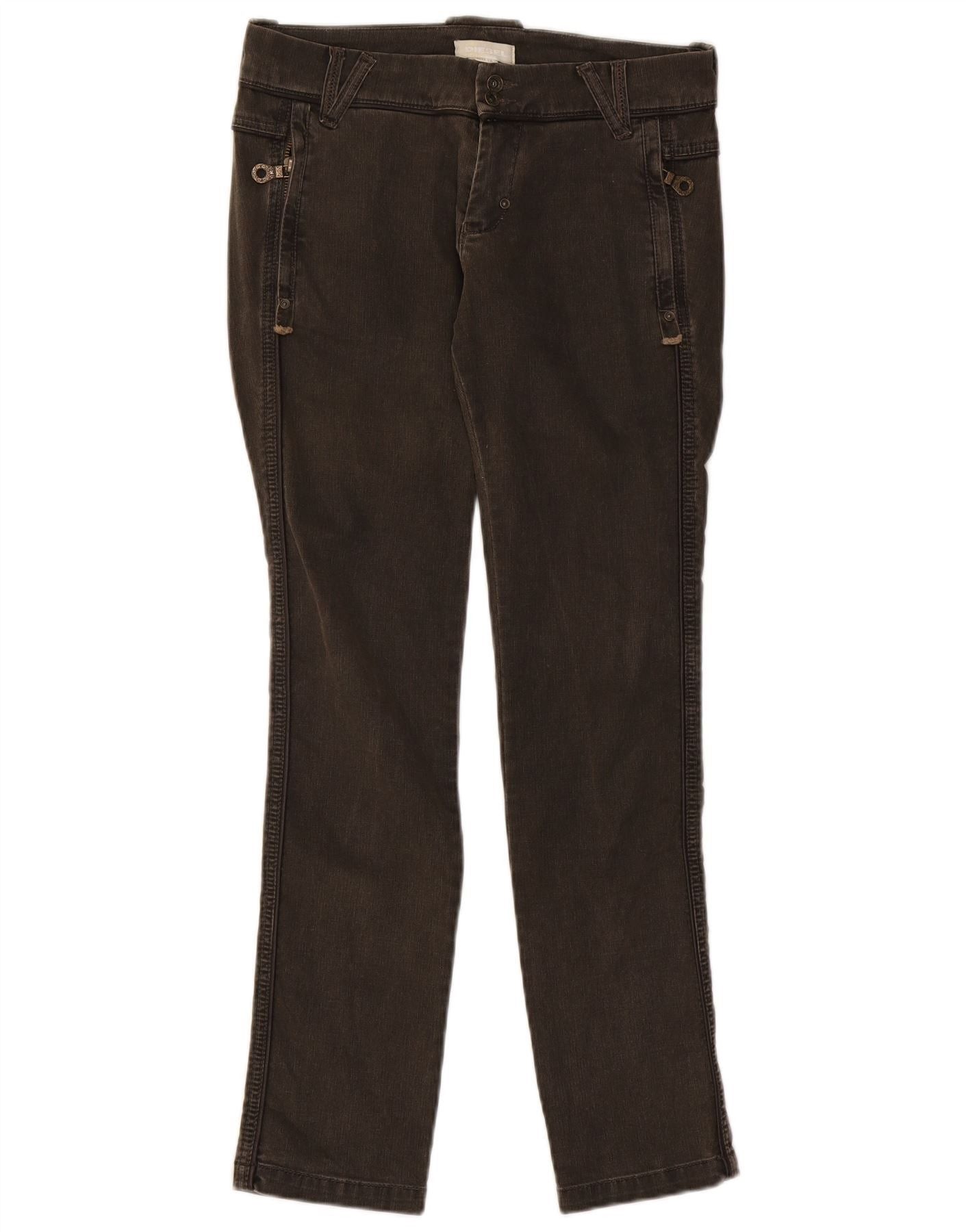 Diesel Womens Slim Chino Trousers W26 L29 Black Cotton Size 42" / US 20 - 1 Thumbnail