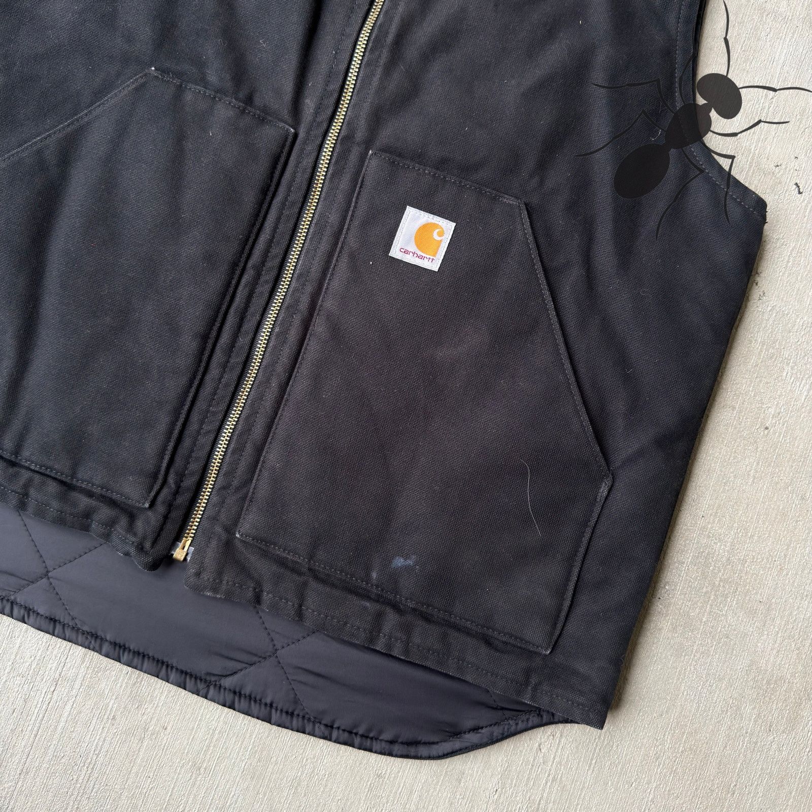 Carhartt × Vintage Carhartt V01 black work wear vest Size US M / EU 48-50 / 2 - 2 Thumbnail
