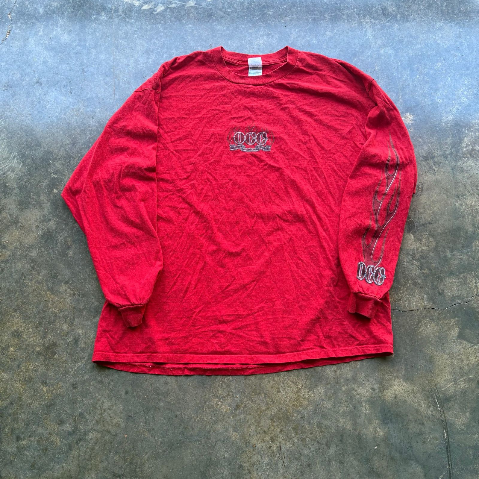 Harley Davidson Vintage West Coast Choppers Style Long Sleeve Biker T-shirt Size US L / EU 52-54 / 3 - 1 Thumbnail
