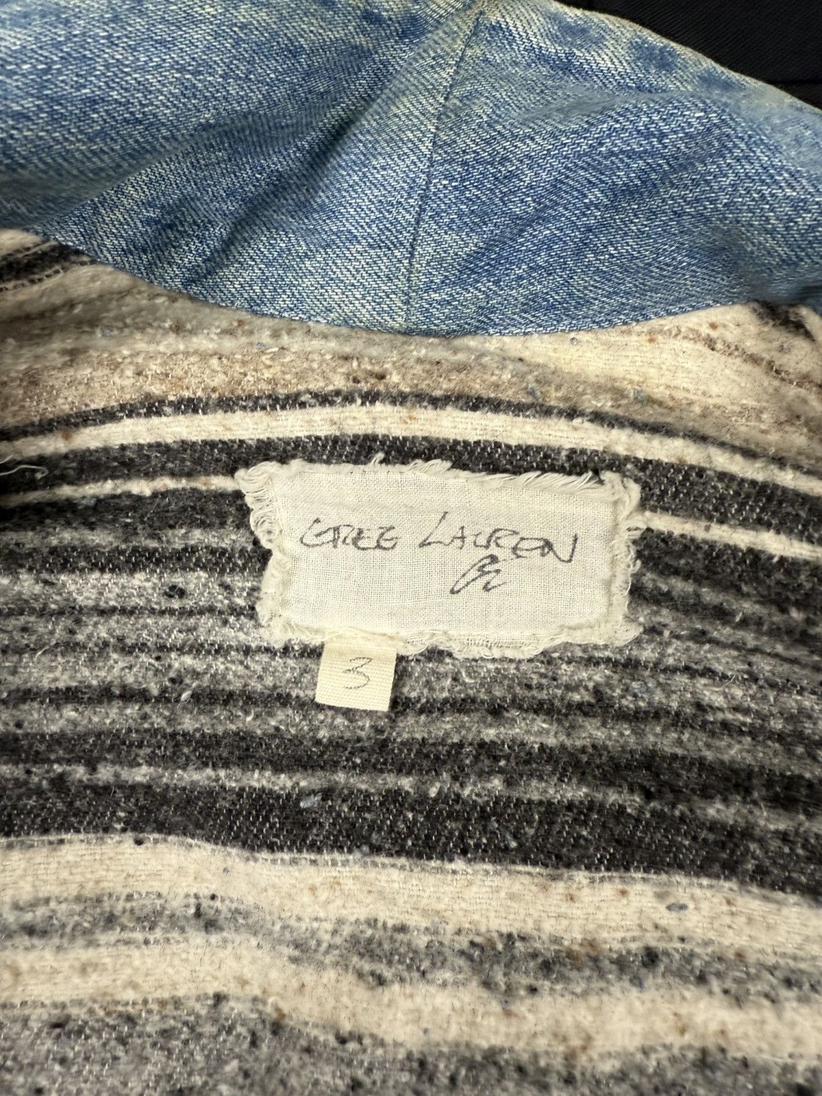 Greg Lauren 50/50 Army Puffy Kimono Size US L / EU 52-54 / 3 - 6 Thumbnail