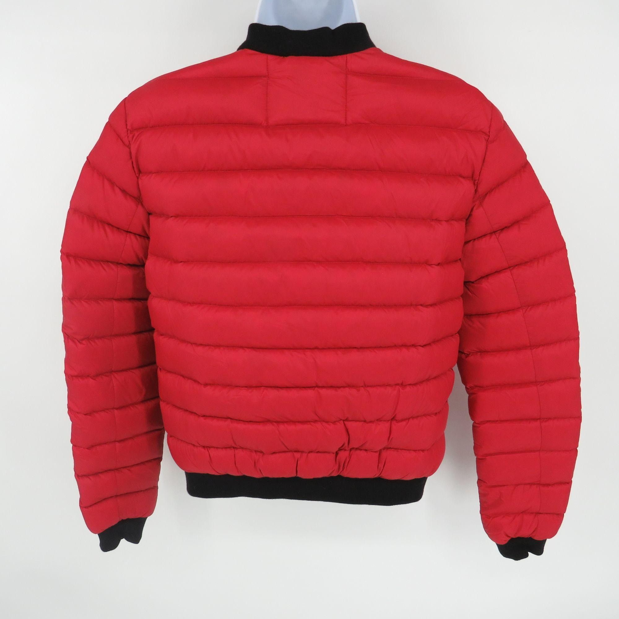 Other Sandova Women's XS Red Puffer Jacket Black Ribbed Trim NWT $ Size XS / US 0-2 / IT 36-38 - 6 Thumbnail