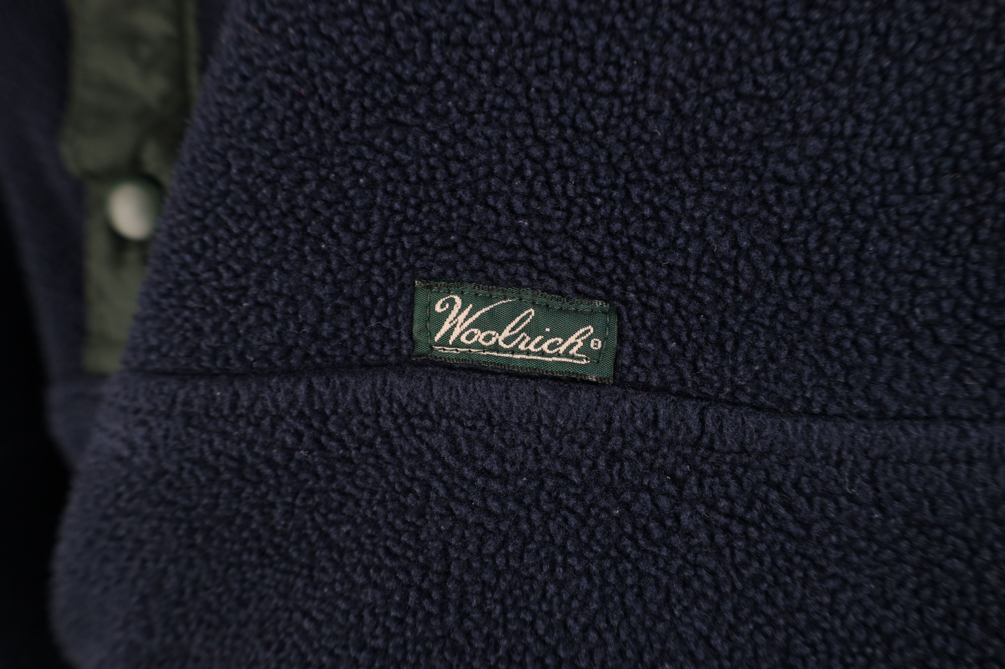 Woolrich Woolen Mills Vintage 90s Woolrich Button Fleece Pullover Sweater Blue USA Size US L / EU 52-54 / 3 - 4 Thumbnail
