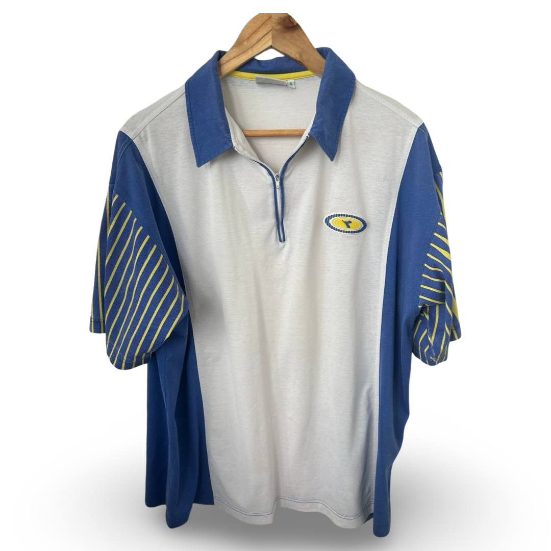 Diadora Diadora vtg polo #1121 Size US XL / EU 56 / 4 - 1 Thumbnail