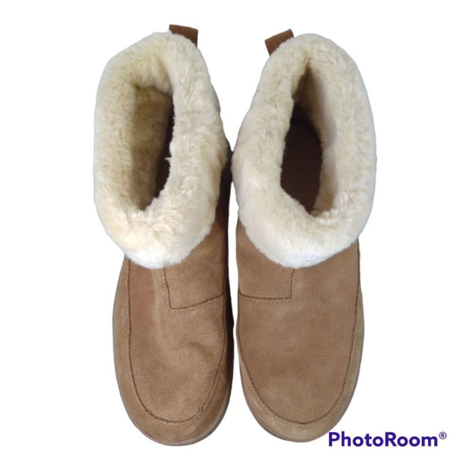 Sanuk Women Sanuk Winter Bootie Suede Chestnut Size 7 Size US 7 / IT 37 - 4 Thumbnail