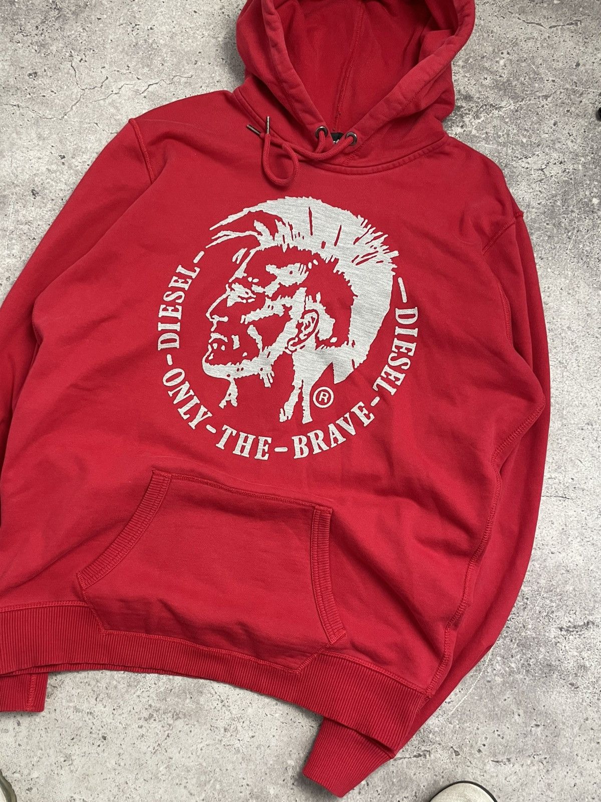 Diesel Vintage Diesel Big Logo Hoodie Japanese Style Y2K Size US L / EU 52-54 / 3 - 2 Thumbnail