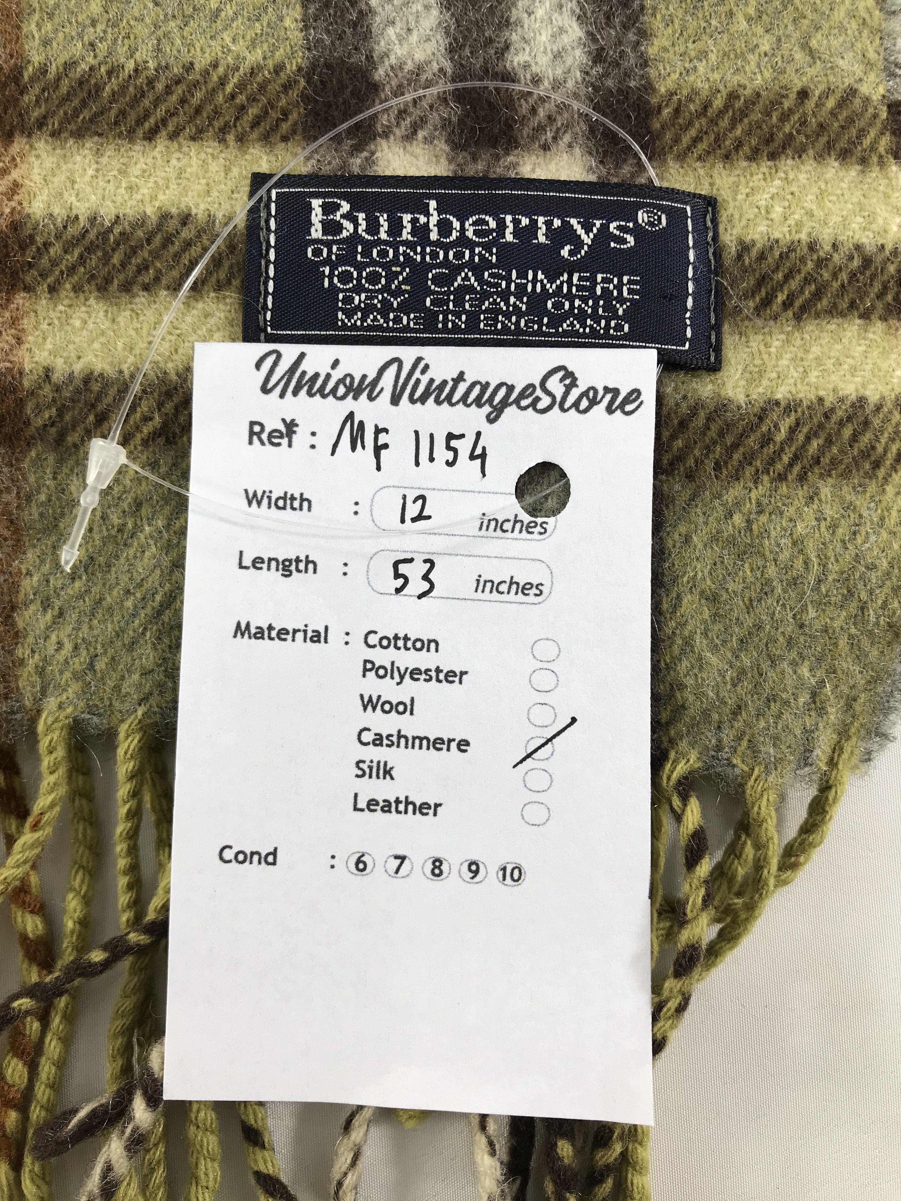 Burberry Vintage Burberry Scarf/Muffler/Neckwear MF1154 Size ONE SIZE - 4 Thumbnail