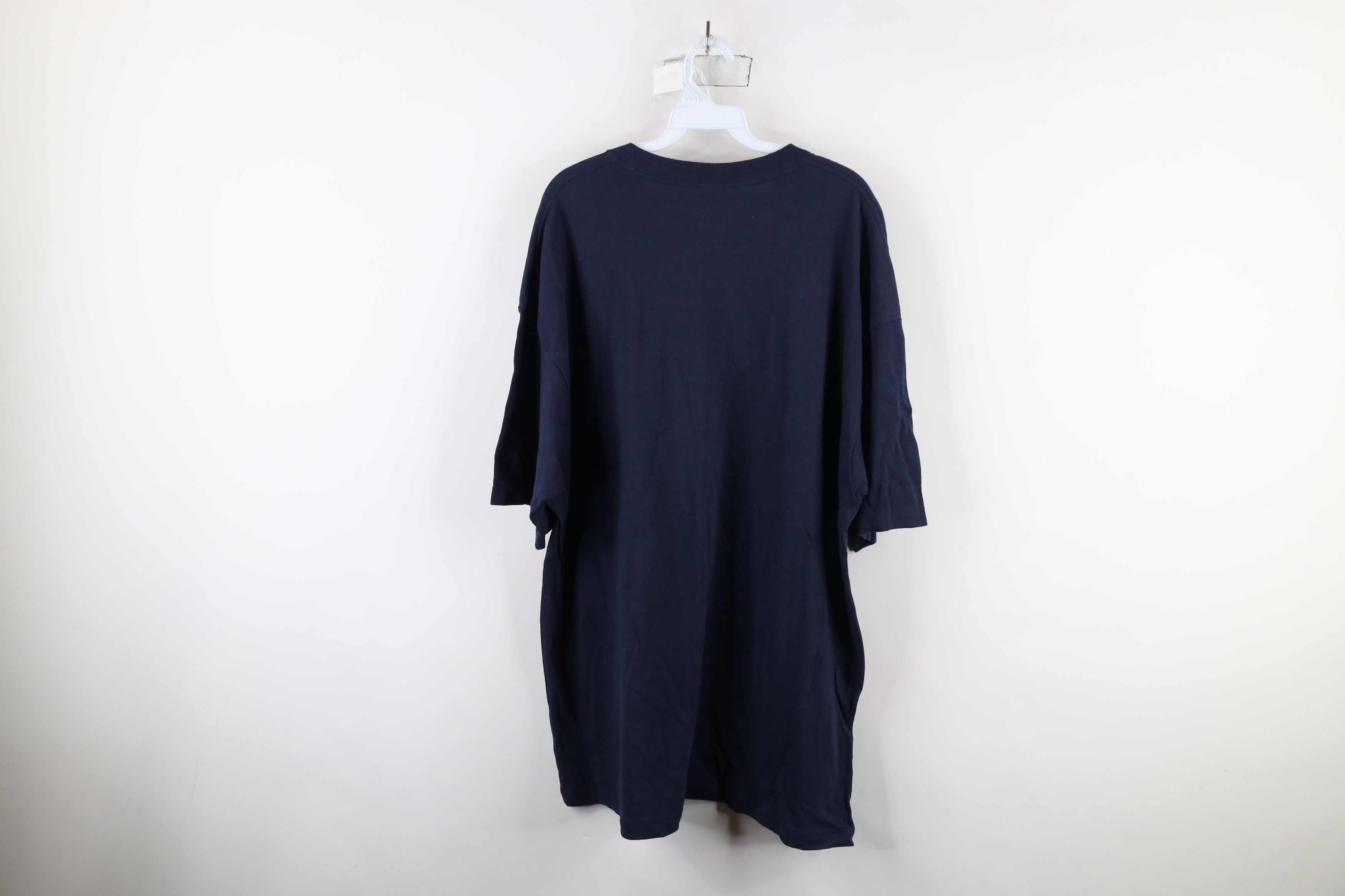 Ralph Lauren × Vintage Vintage 90s Chaps Ralph Lauren Short Sleeve T-Shirt Blue Size US XL / EU 56 / 4 - 10 Thumbnail
