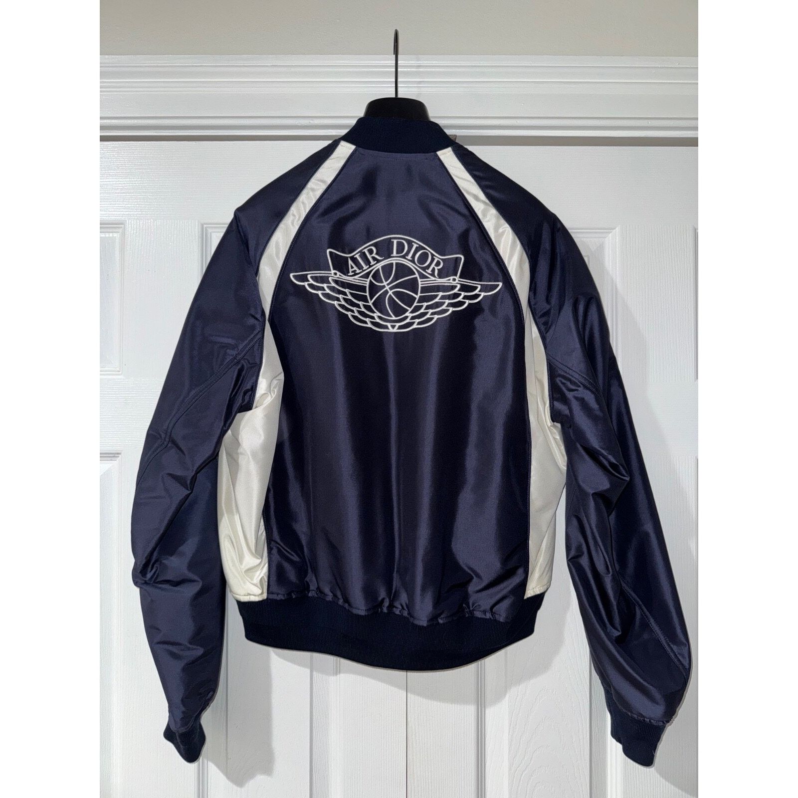 Dior Dior Air Logo Silk Rare Zip Up Zipper Bomber Jacket 48 Size US M / EU 48-50 / 2 - 5 Thumbnail