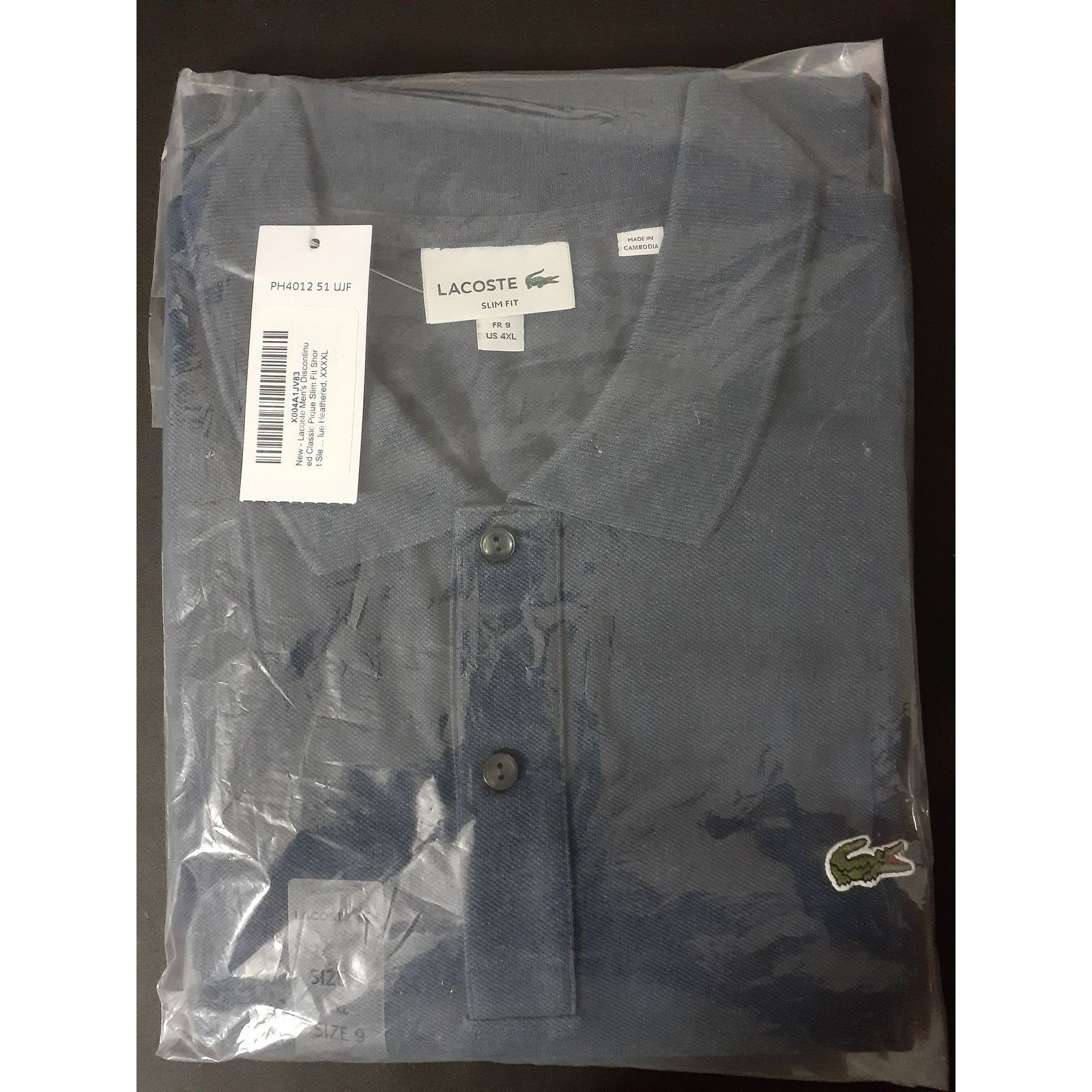 Lacoste Lacoste Men's Legacy Classic Pique Slim Fit Polo 4XL Size US XXL / EU 58 / 5 - 2 Thumbnail