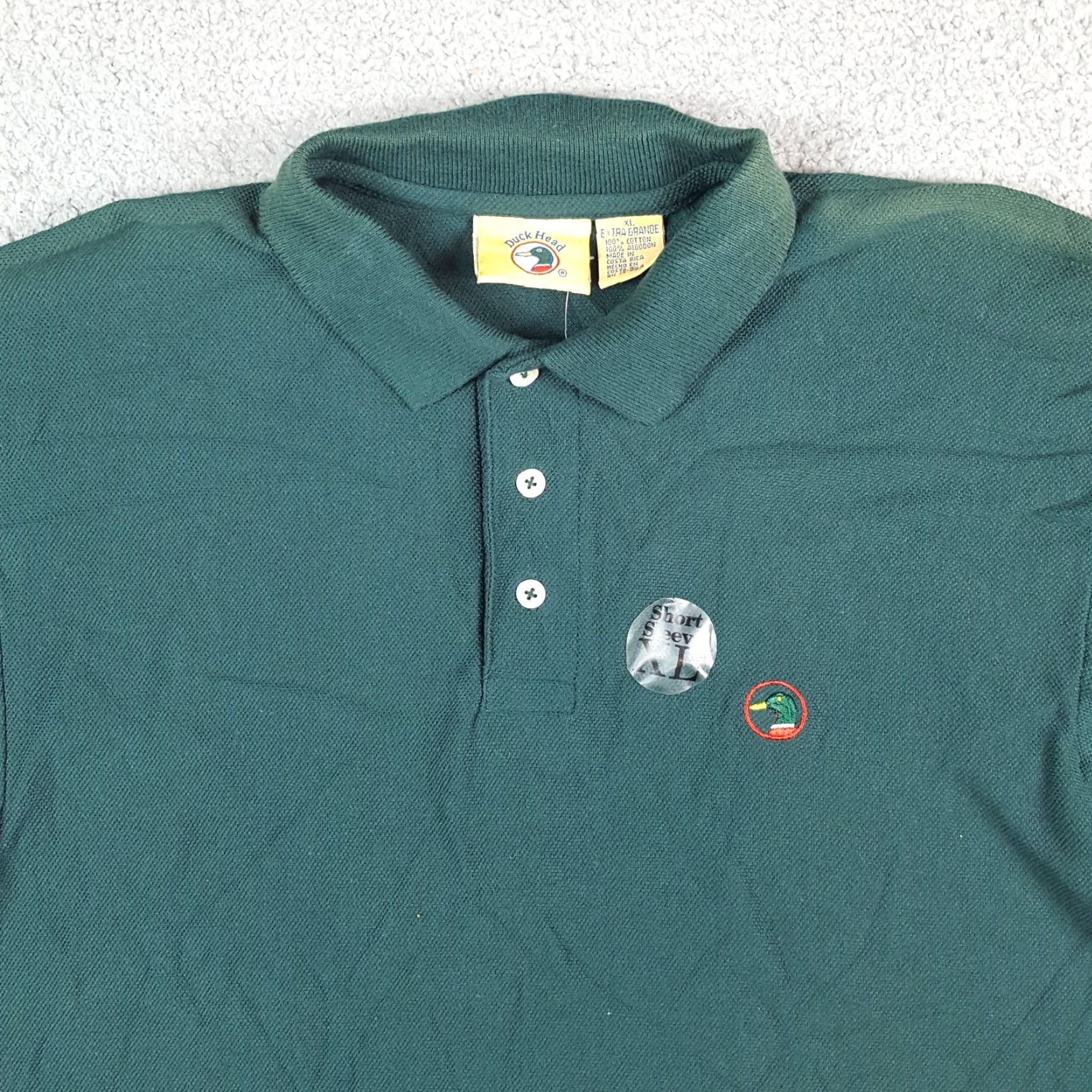 Vintage VINTAGE Duck Head Polo Shirt Forest Green Size S Skate Collared Shirt Men Grass 90s Grunge Workwear Polo Shirt Size US S / EU 44-46 / 1 - 3 Thumbnail