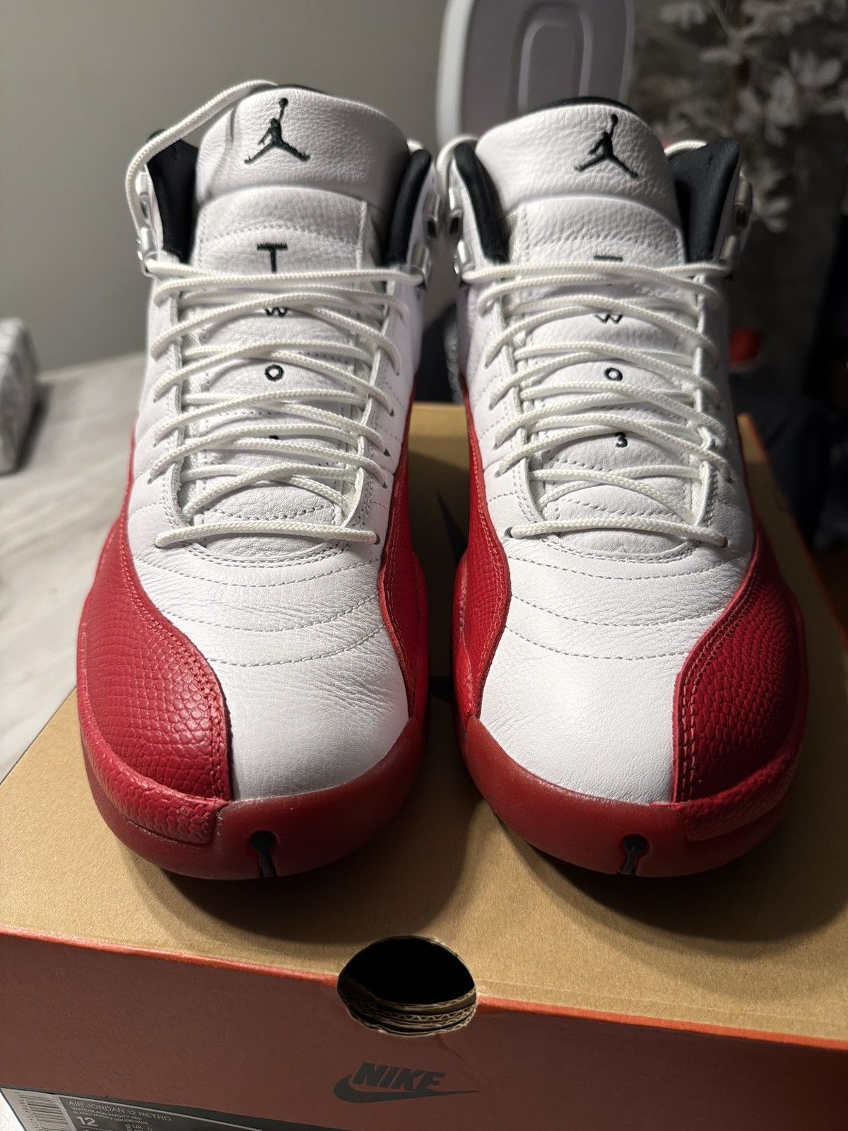Jordan Brand Air Jordan 12 Retro Cherry Size US 12 / EU 45 - 3 Thumbnail