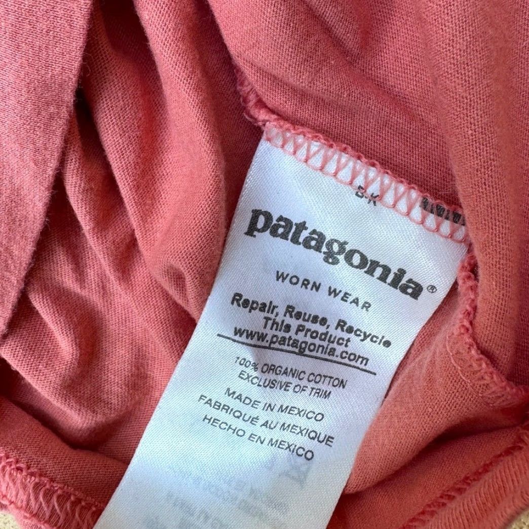 Patagonia Patagonia Men's Fitz Roy Scope Organic Cotton T-Shirt Quartz Coral Sz L Slim Fit Size US L / EU 52-54 / 3 - 6 Thumbnail