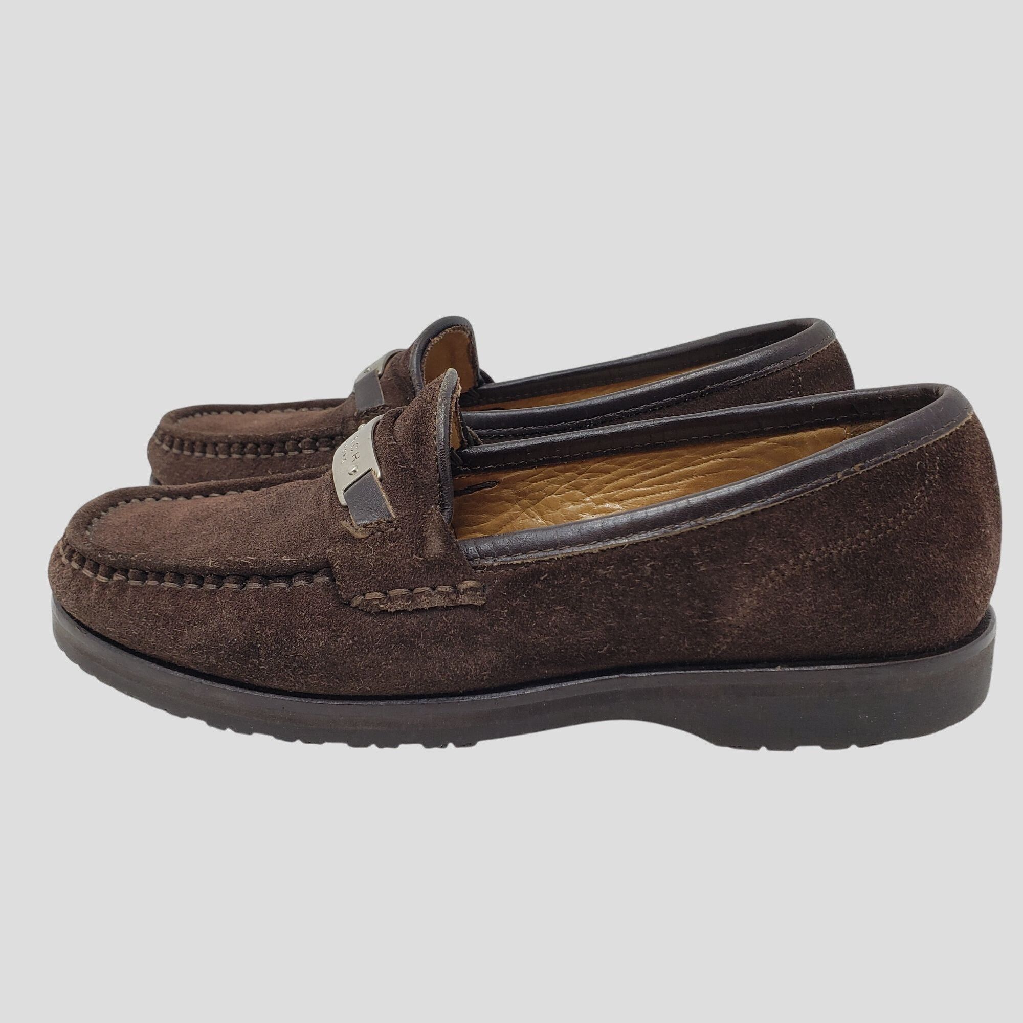 Coach Coach Suede Womens Loafers With Metal Accent Size 5.5 B Size US 5.5 / IT 35.5 - 2 Thumbnail