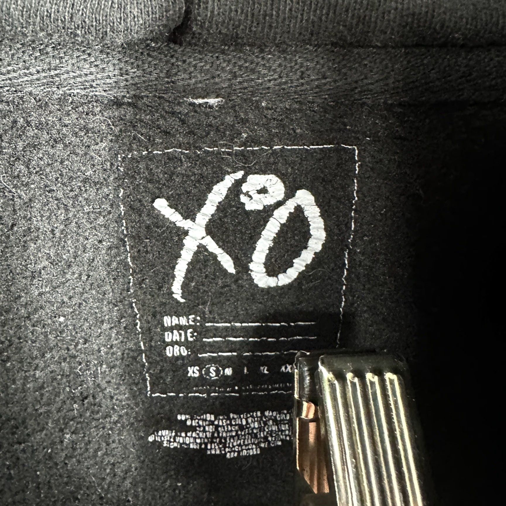 Doublet XO Bad Habits Tour Hoodie Men Small Black Distressed Pullover Streetwear Hip Hop Size US S / EU 44-46 / 1 - 7 Thumbnail