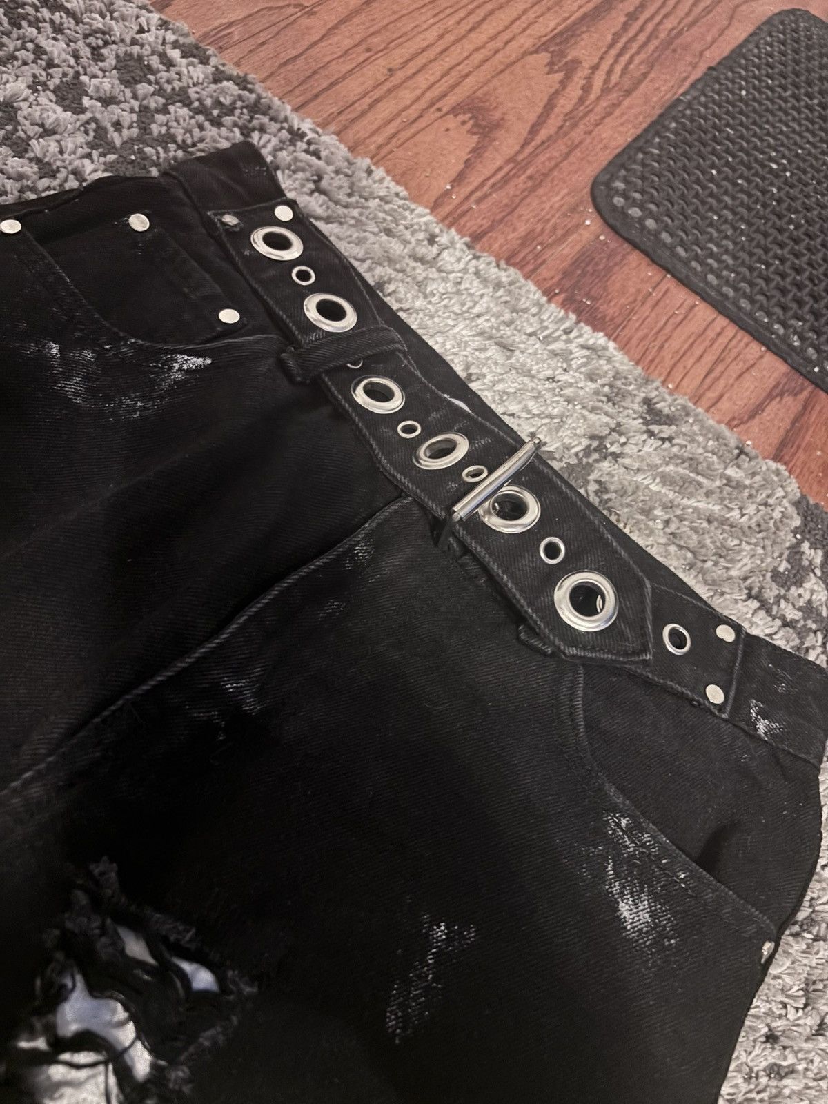 14th Addiction Bootcut Still rips Jeans Studded Size US 28 / EU 44 - 3 Thumbnail