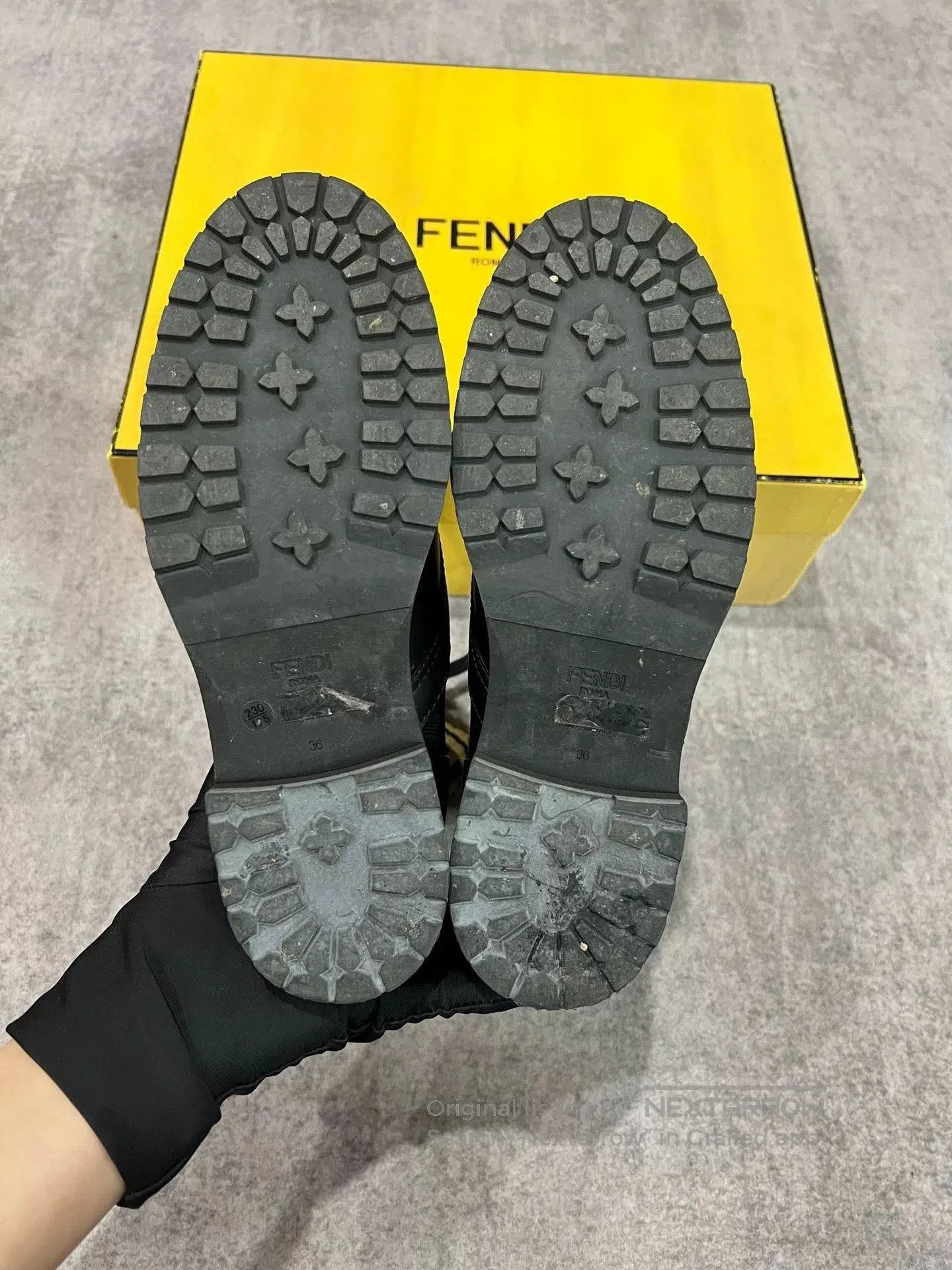 Fendi Fendi Logo Lace. Size US 6 / IT 36 - 7 Thumbnail