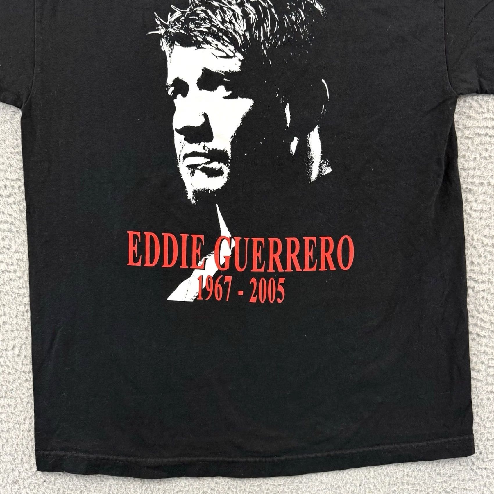 Vintage VINTAGE Eddie Guerrero Shirt Mens Large Black Wrestling Wrestlemania Y2K WWE Size US L / EU 52-54 / 3 - 2 Thumbnail