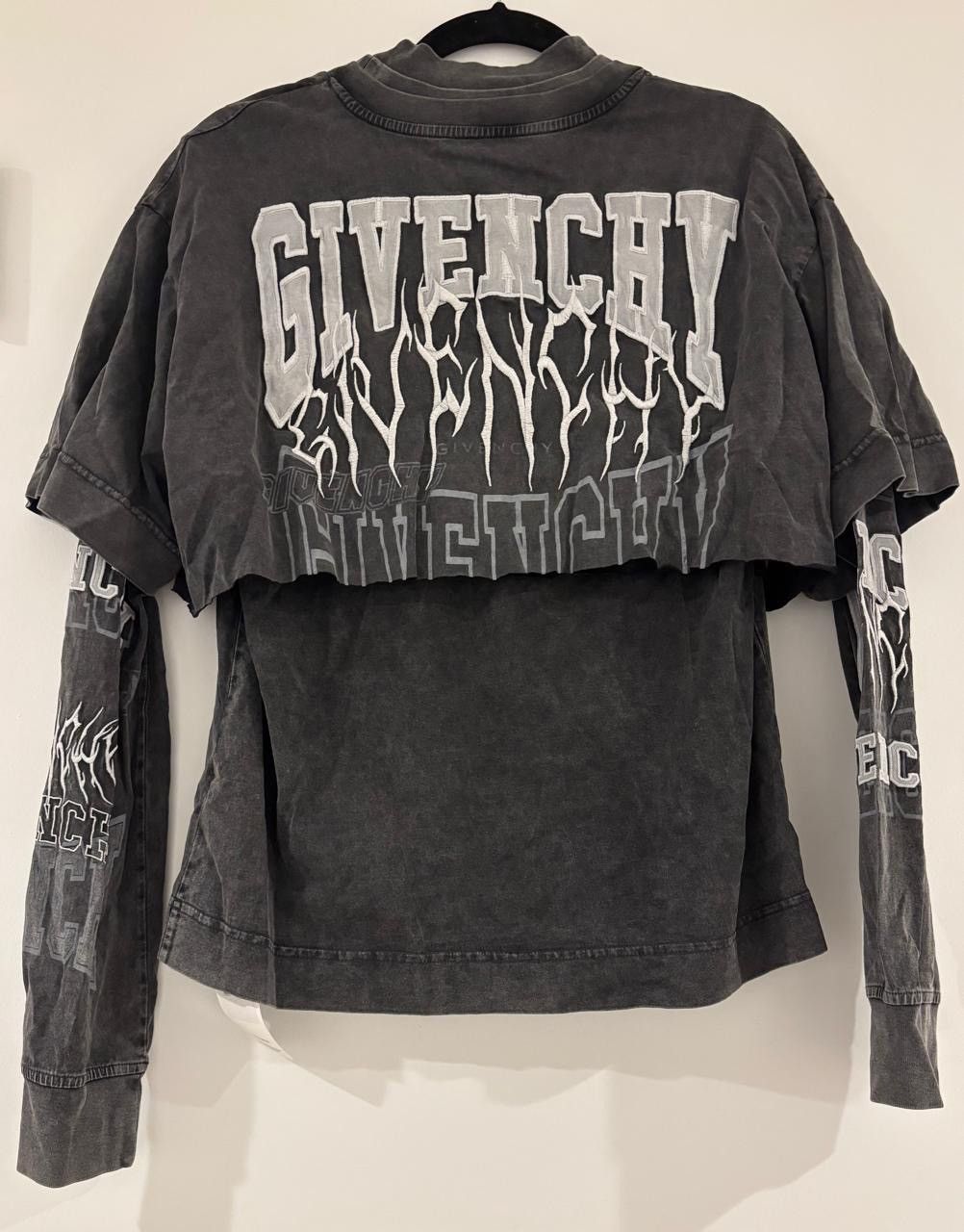 Givenchy Givenchy Layered Dyed Long Sleeves T-Shirt Size US S / EU 44-46 / 1 - 2 Thumbnail