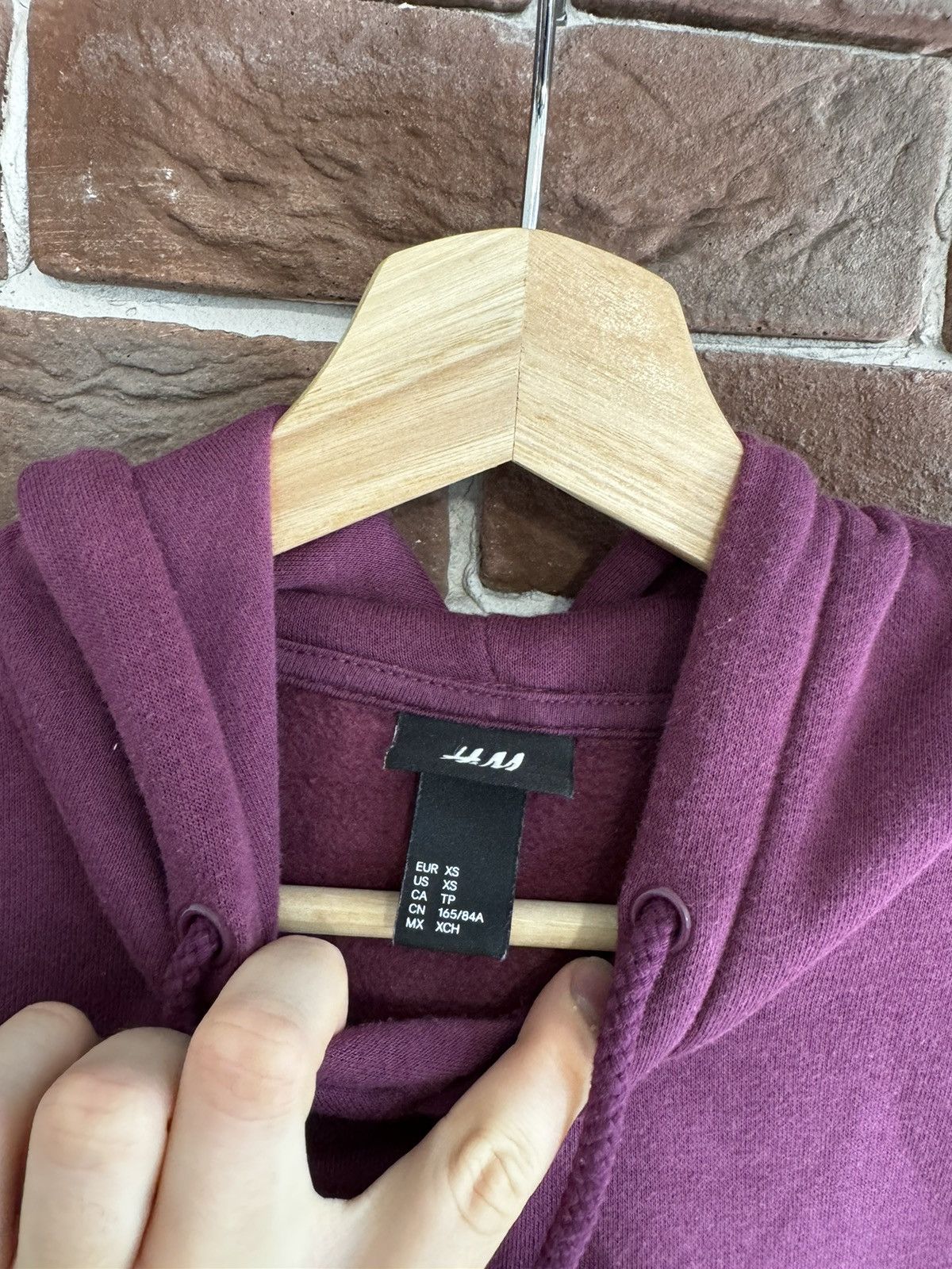 H&M The Weeknd XO Band Hoodie Burgund Rare H&m Collab Streetwear Size US XS / EU 42 / 0 - 6 Thumbnail
