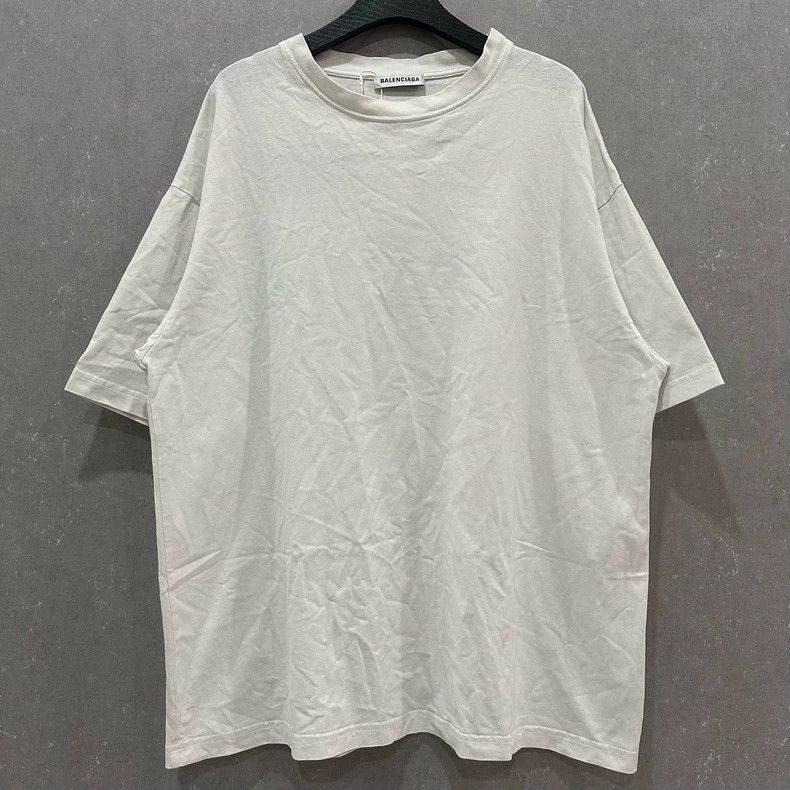 Balenciaga Balenciaga Colored Letter Back White Short Sleeve Size US S / EU 44-46 / 1 - 2 Thumbnail