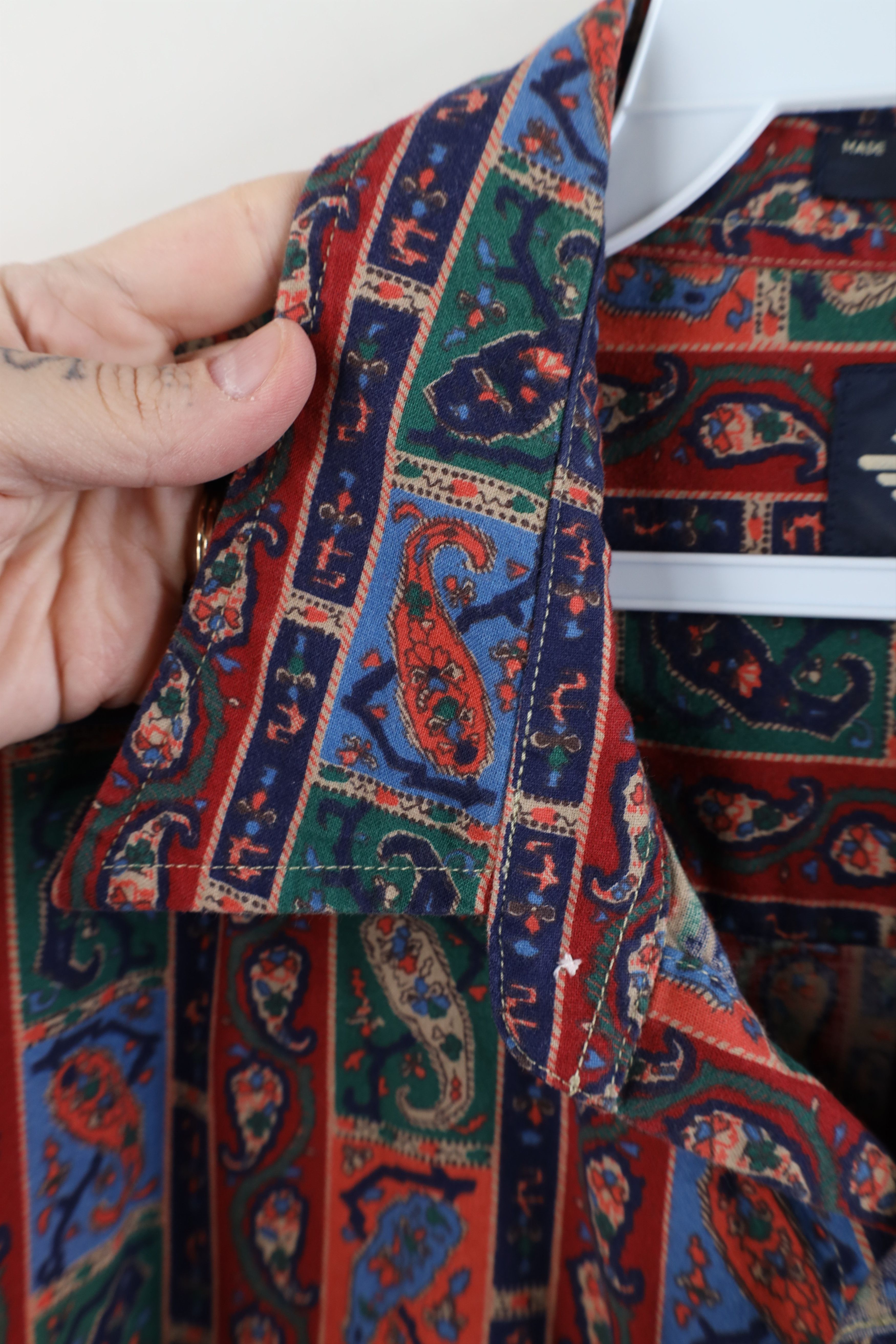 Vintage Vintage 90s Streetwear Baggy Fit Short Sleeve Button Shirt Size US XL / EU 56 / 4 - 8 Thumbnail