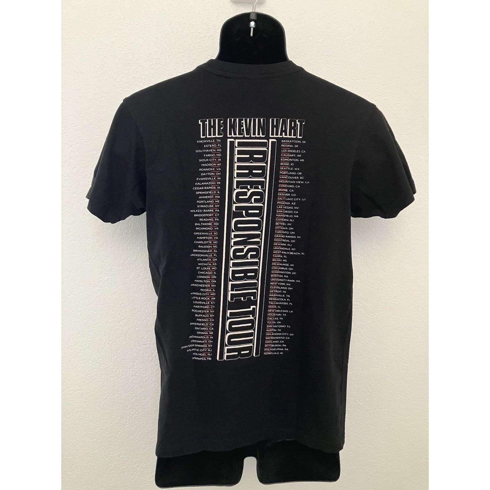 Other Kevin Hart Irresponsible Comedy Tour 2019 Tee Black T-Shirt Size US S / EU 44-46 / 1 - 2 Thumbnail