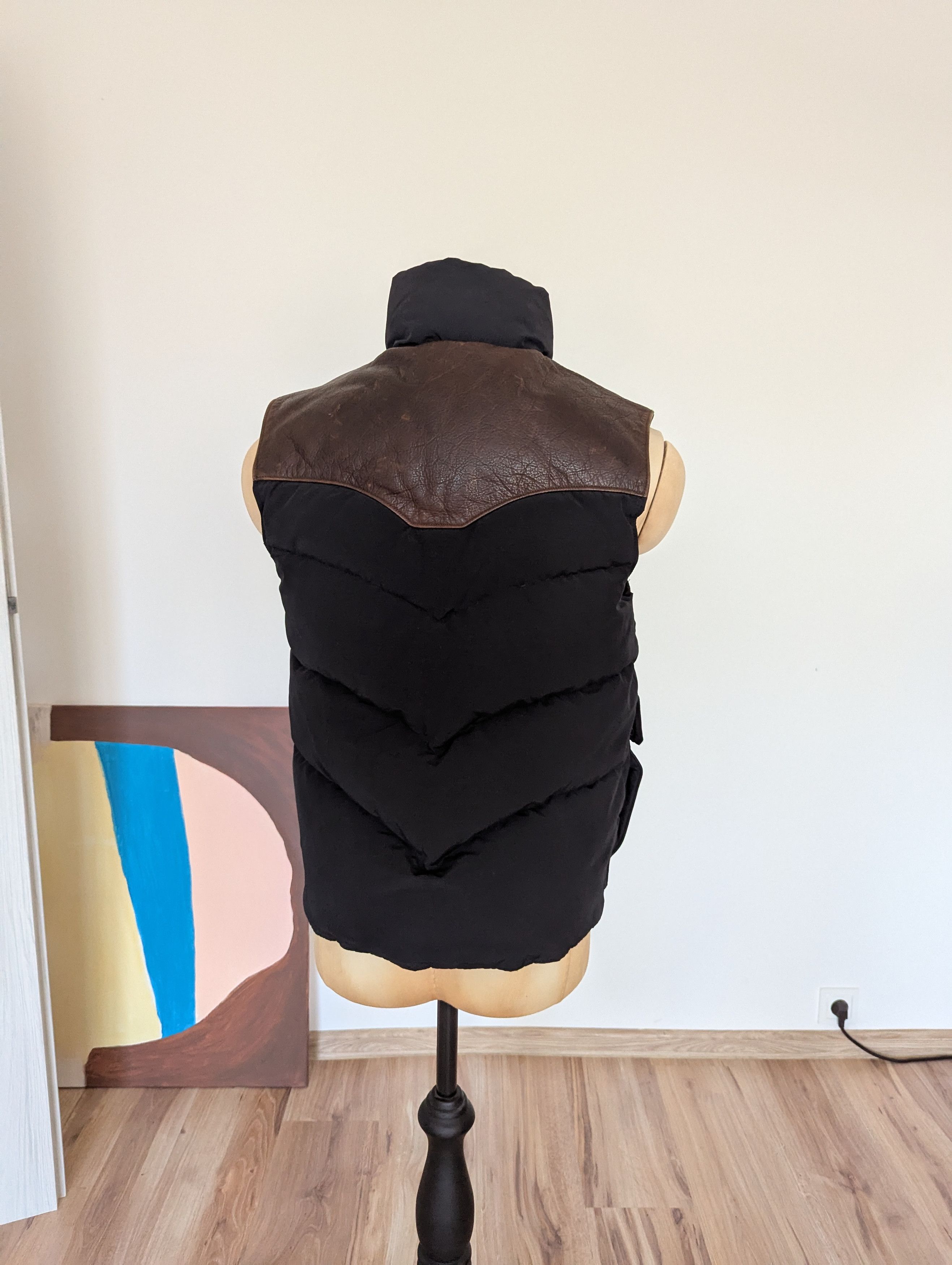 Puffer Gilet Ralp Lauren Country Leather Rocky Mountain RRL