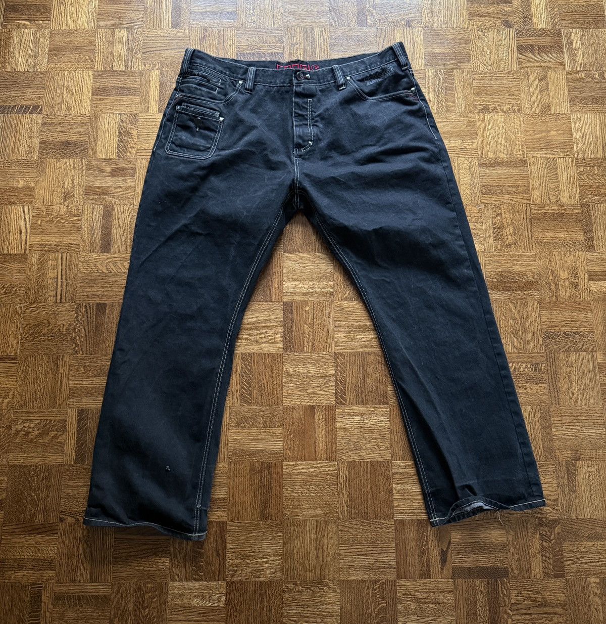 Coogi Vintage Y2K Coogi Embellished Denim Baggy Jeans Size US 44 / EU 60 - 2 Thumbnail