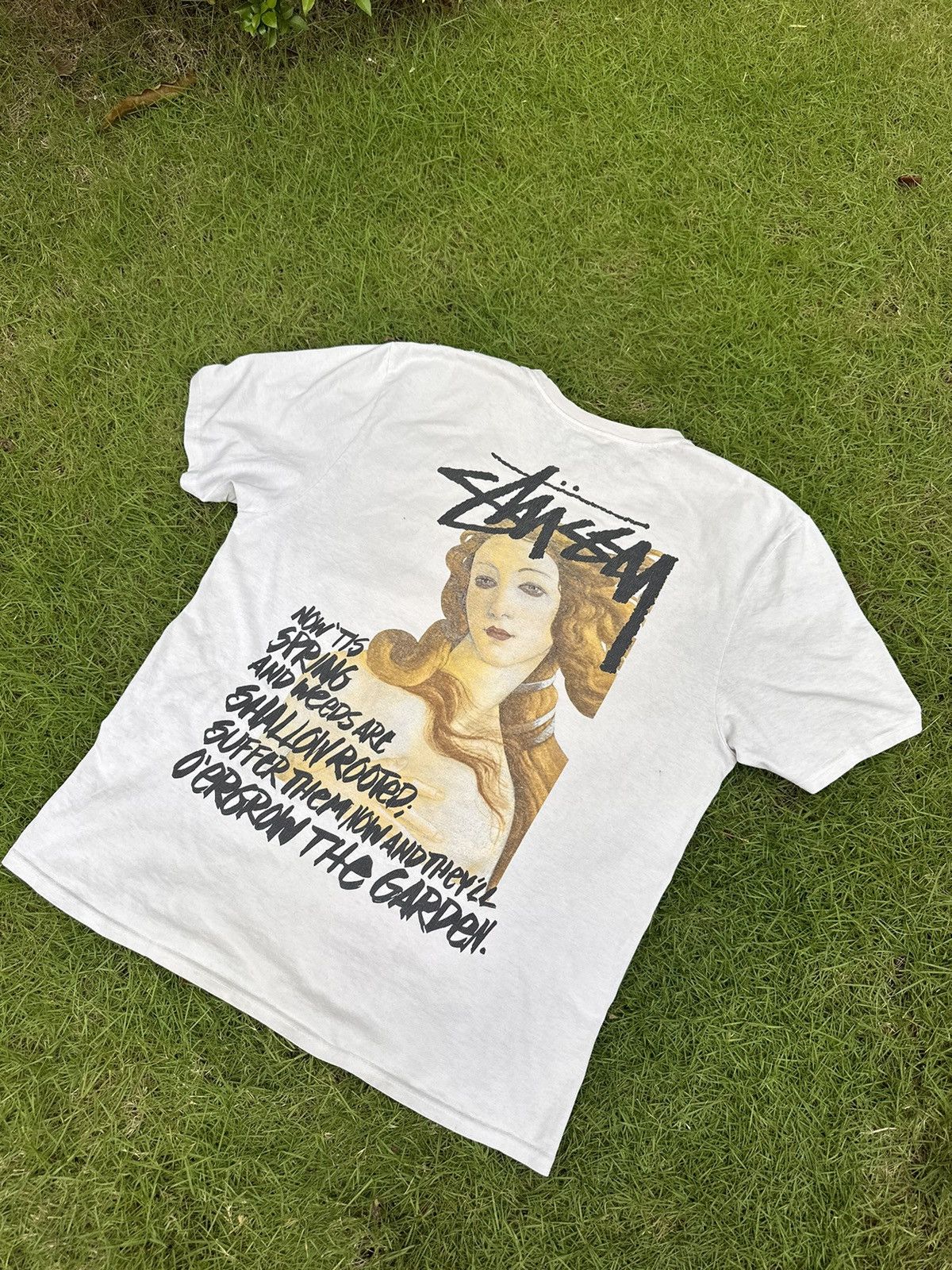 Stussy × Vintage STUSSY VINTAGE BIG LOGO STREETWEAR T-SHIRT Size US L / EU 52-54 / 3 - 3 Thumbnail