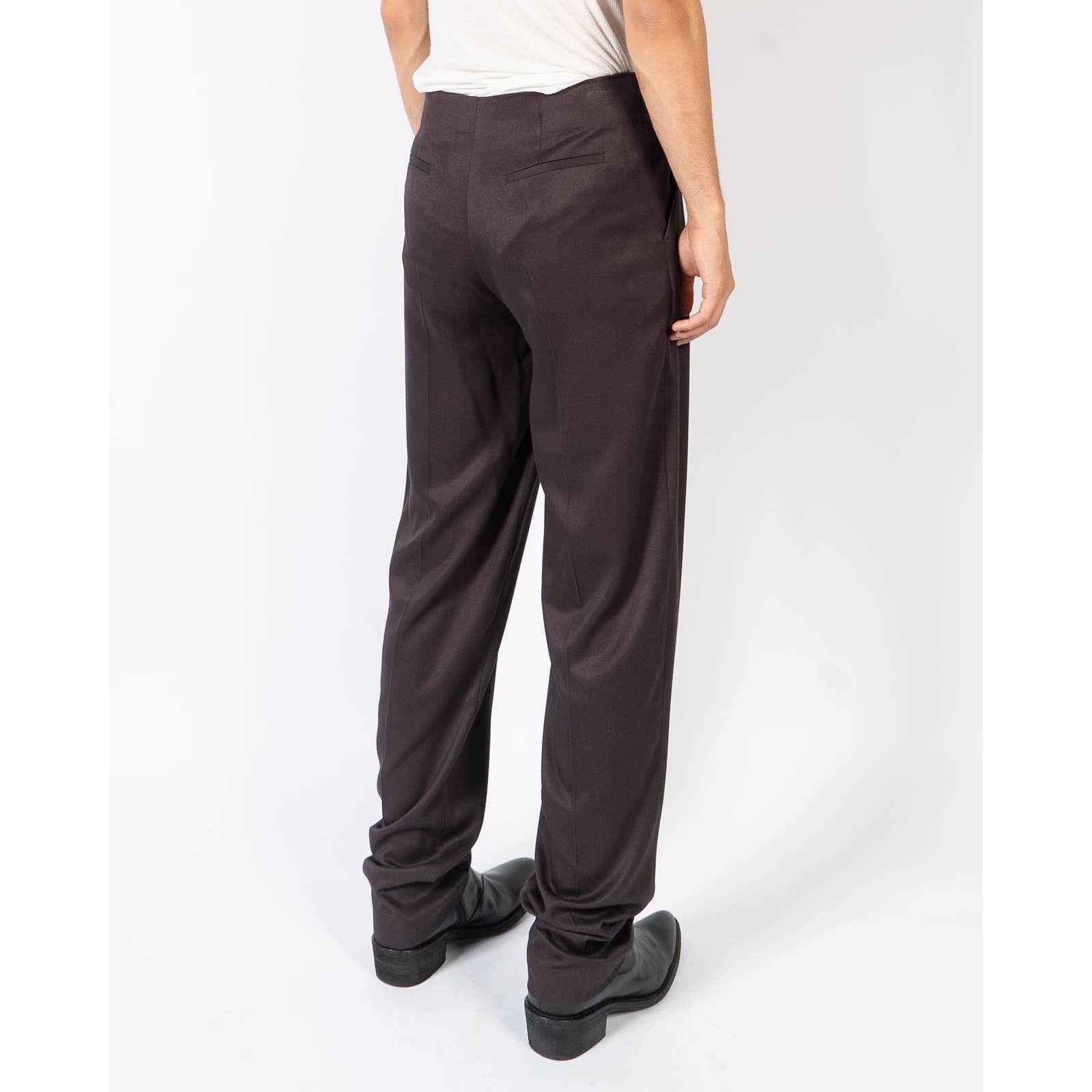 Haider Ackermann FW20 Marova Coffee Trousers Sample Size US 32 / EU 48 - 4 Thumbnail