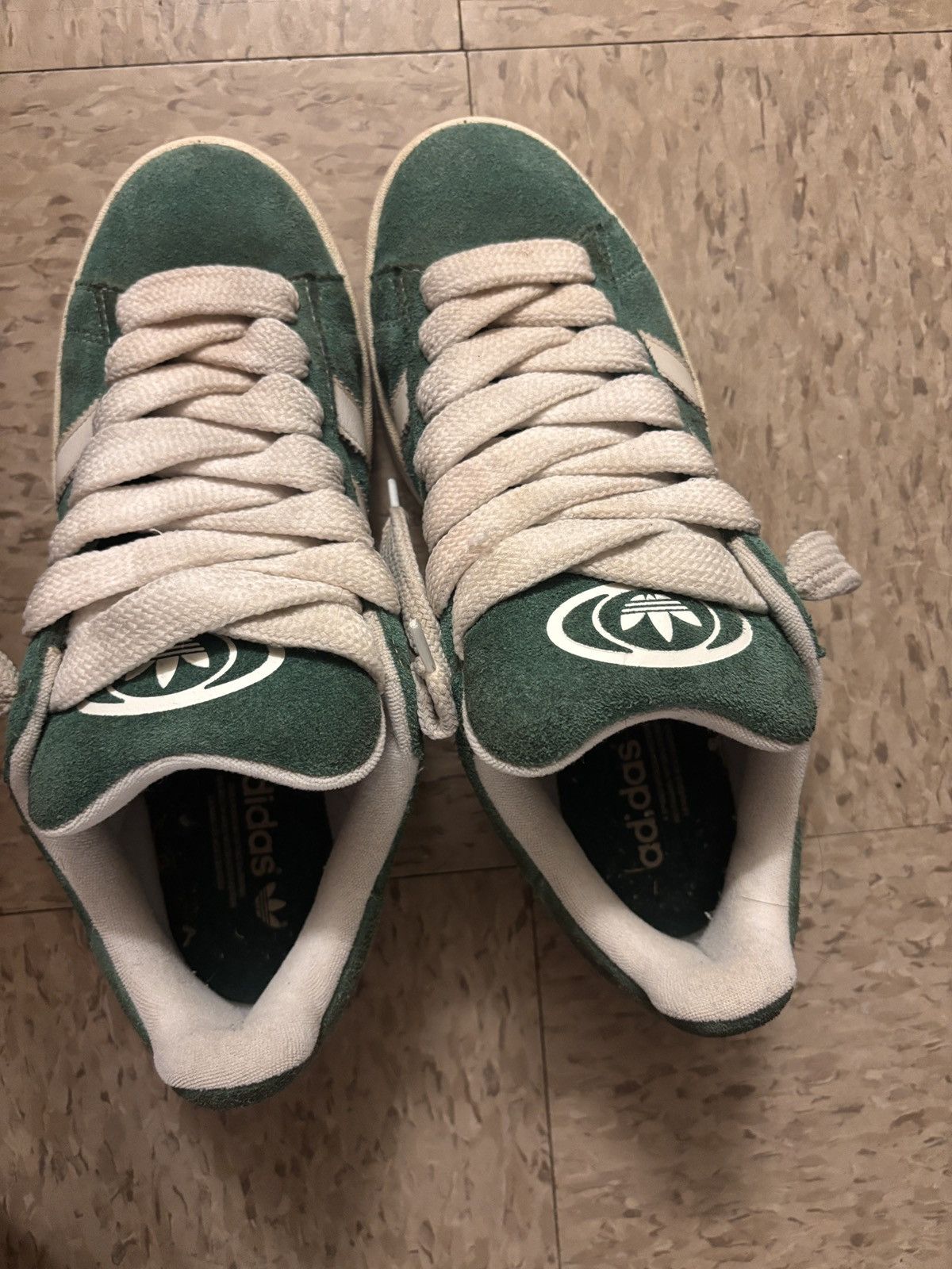 Adidas Green Adidas Campus 00 Size US 10.5 / EU 43-44 - 3 Thumbnail