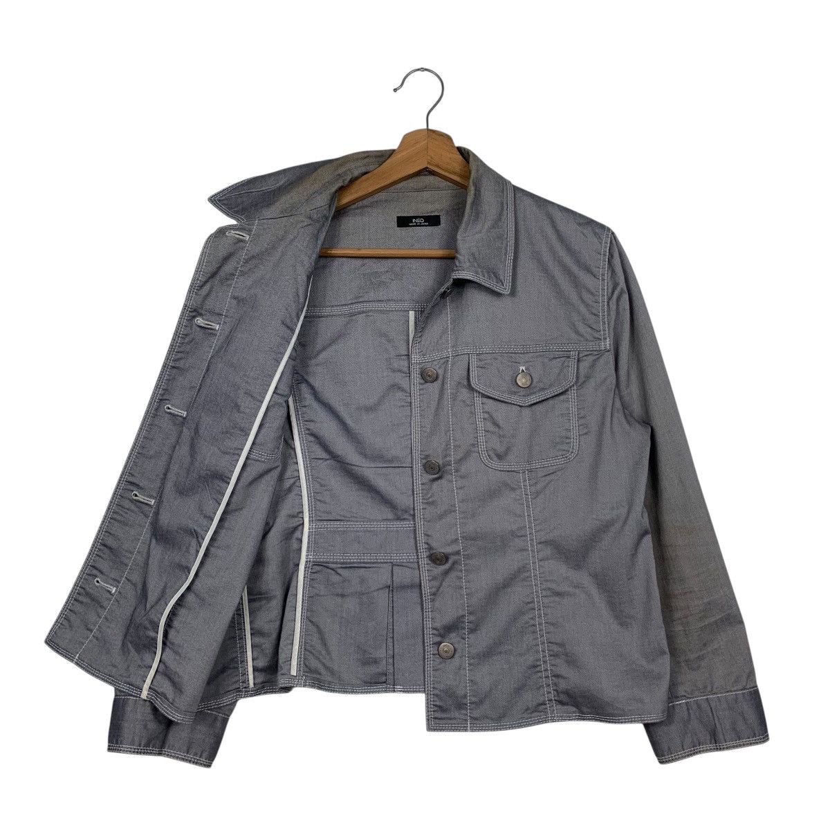 Japanese Brand Japanese Brand Ined Jacket Size M / US 6-8 / IT 42-44 - 9 Thumbnail