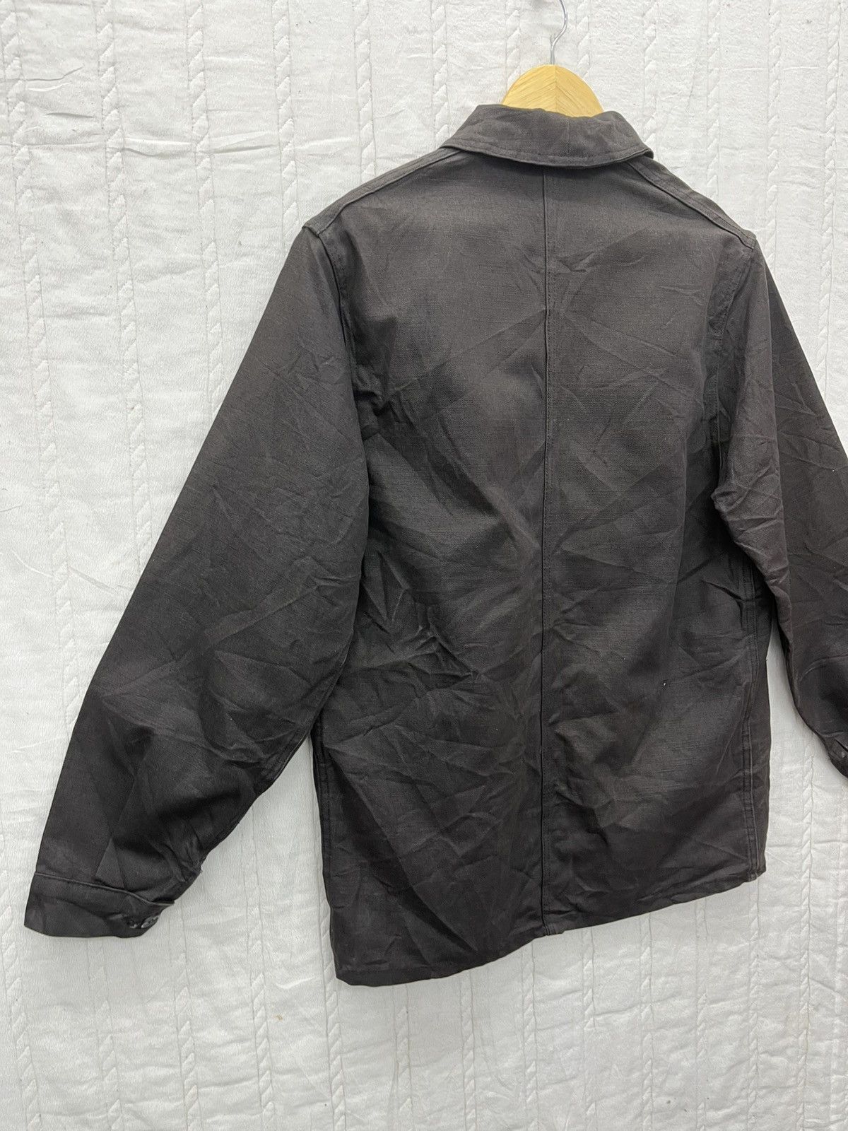 Le Laboureur × Vetra RARE 🔥70s CHORE FRENCH WORKER SANFOREZED MOLESKIN JACKET Size US XS / EU 42 / 0 - 5 Thumbnail