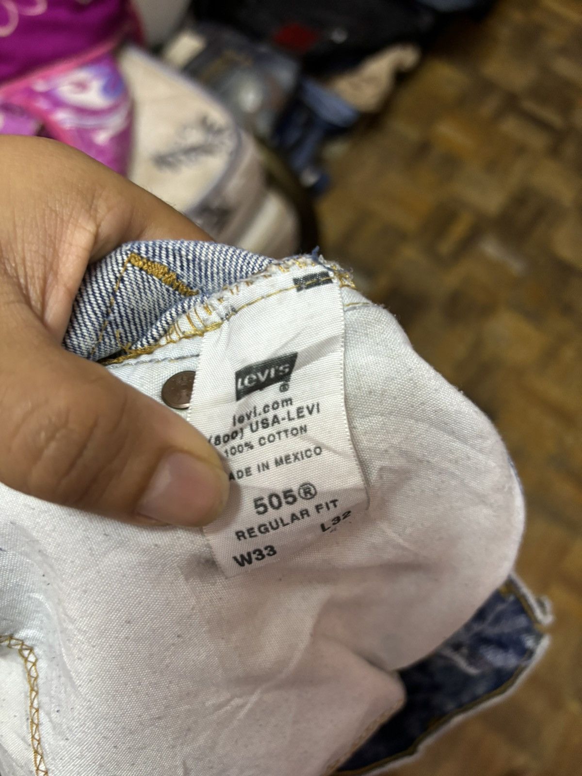 Jean × Levi's × Vintage Vintage Levis 505 Regular Fit Men Jeans (Size 32) Size US 32 / EU 48 - 8 Thumbnail