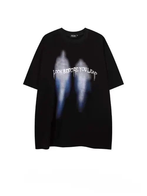 VIBE Loose False Shadow Print Short Sleeve T-Shirt Size US M / EU 48-50 / 2 - 2 Thumbnail