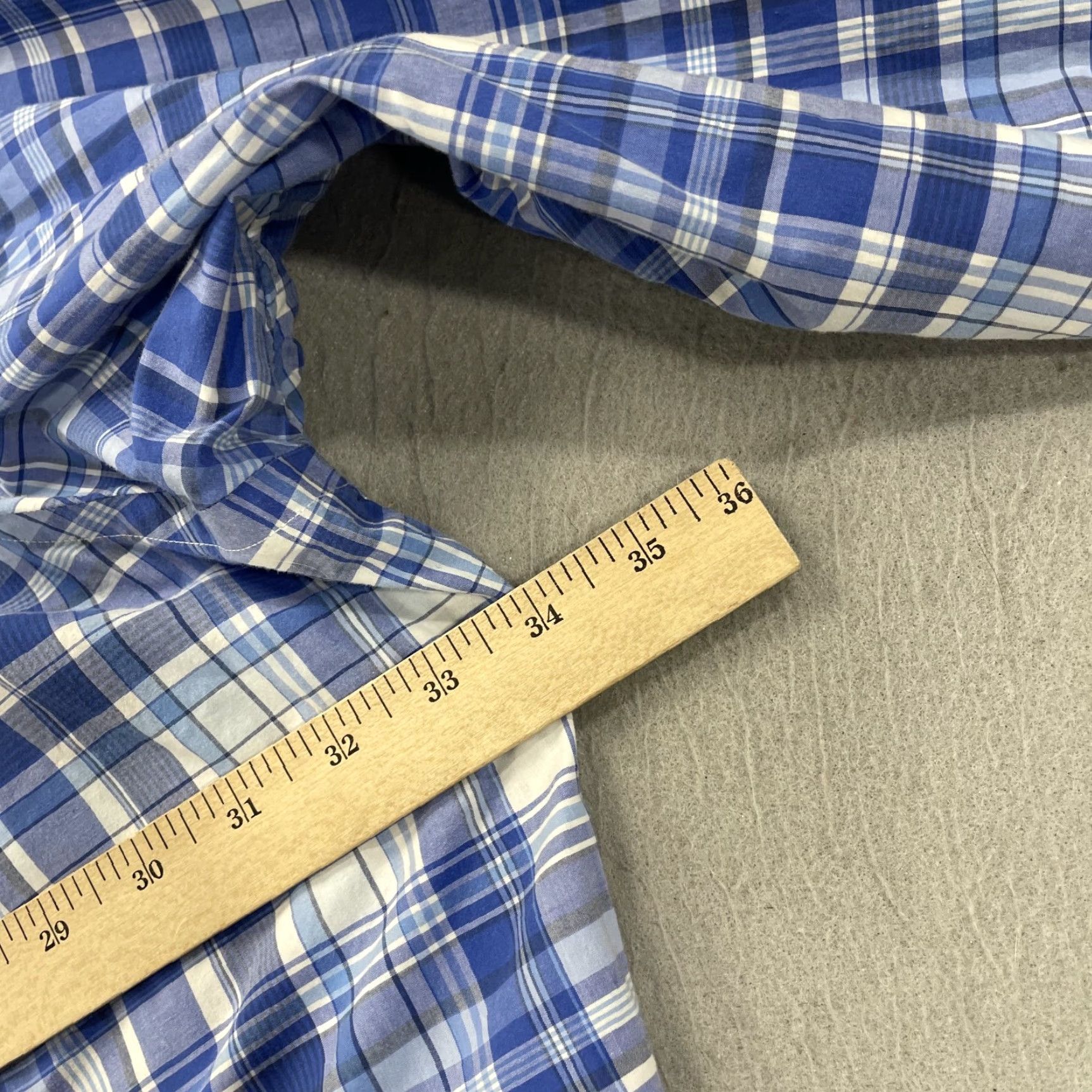 Ralph Lauren Ralph Lauren Shirt Mens 4XB Big Plaid Blue Stretch Long Sleeve 100% Cotton Shirt Mens Big 4X Blue Plaid Cotton Button-Up Long Sleeve Casual Preppy Size US XXL / EU 58 / 5 - 6 Thumbnail