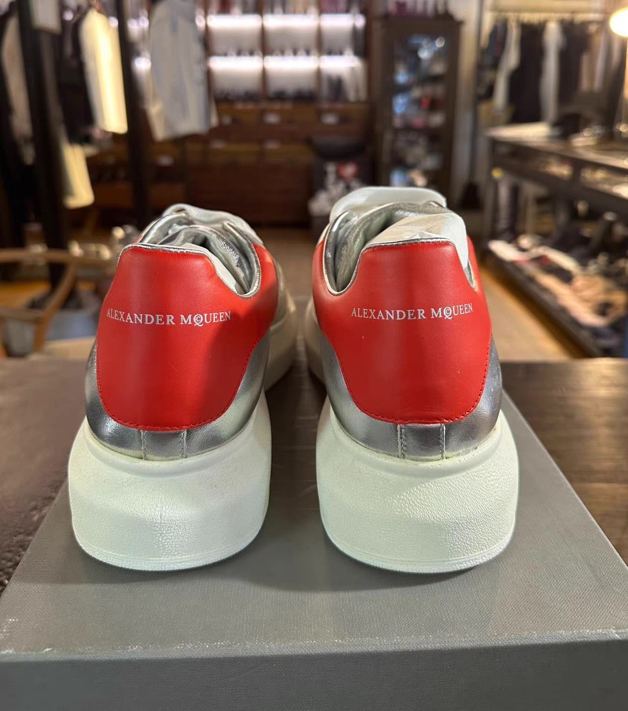 Alexander McQueen Alexander McQueen 16FW Low‑Top White Sneakers Ｑ25 Size US 8.5 / EU 41-42 - 3 Thumbnail