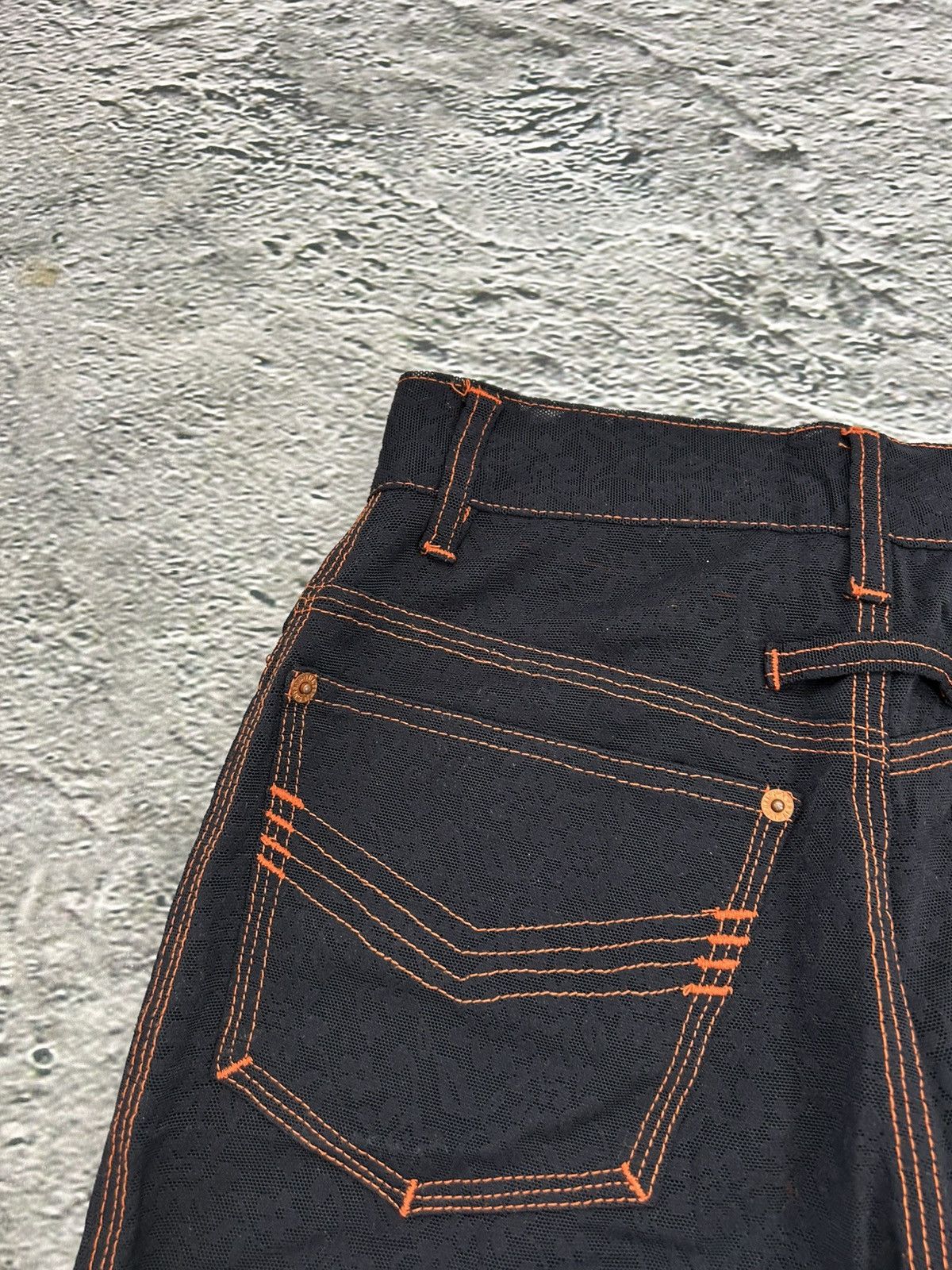 Jean Paul Gaultier Jean Paul Gaultier Mesh Pants floral black Size 26" / US 2 / IT 38 - 8 Thumbnail