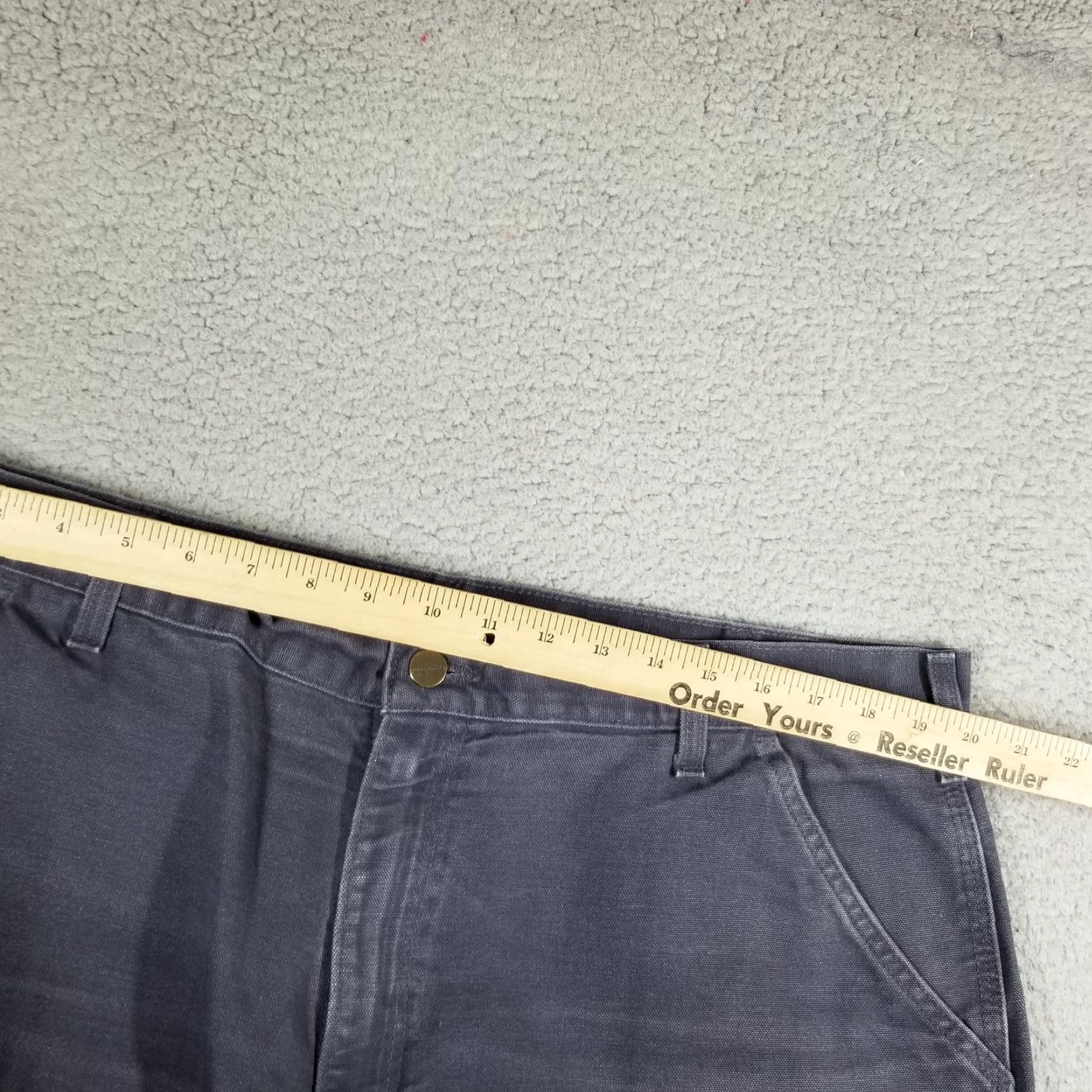 Carhartt Carhartt Mens Pants 40x30 Gray Workwear Dungaree Fit Canvas Cargo Work Pant Modern Size US 40 / EU 56 - 3 Thumbnail