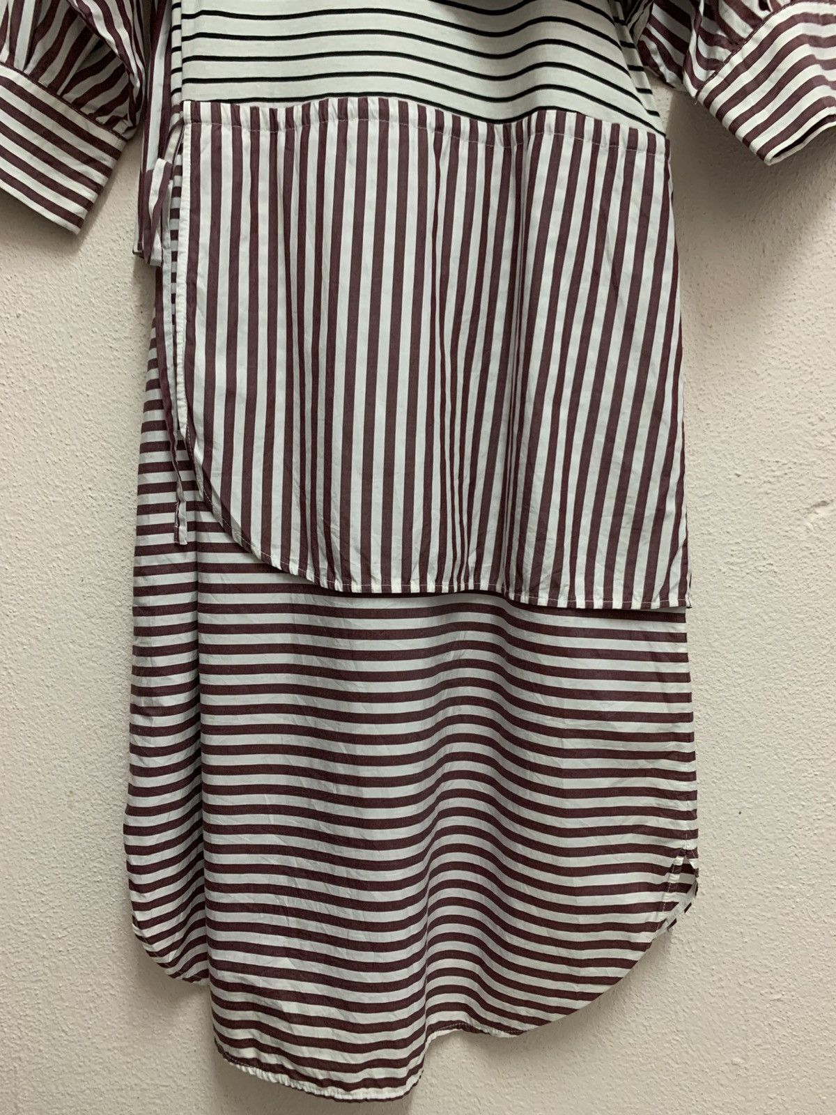 Issey Miyake TSUMORI CHISATO By Issey Miyake Sample Stripe Maxi Dress Size S / US 4 / IT 40 - 8 Thumbnail
